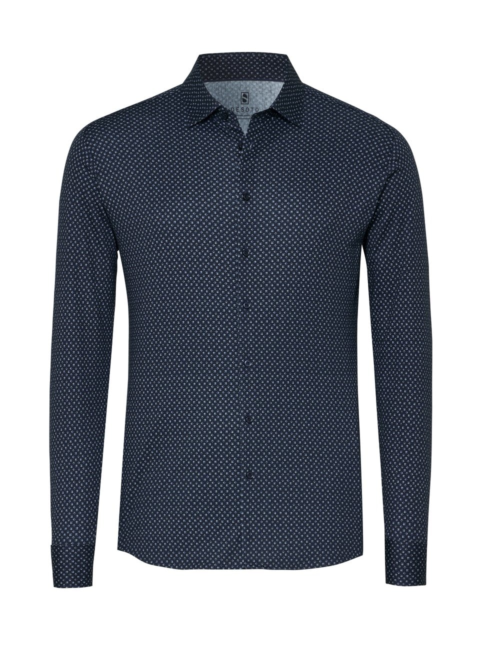 DESOTO Langarmhemd »Jersey Casual Kent«