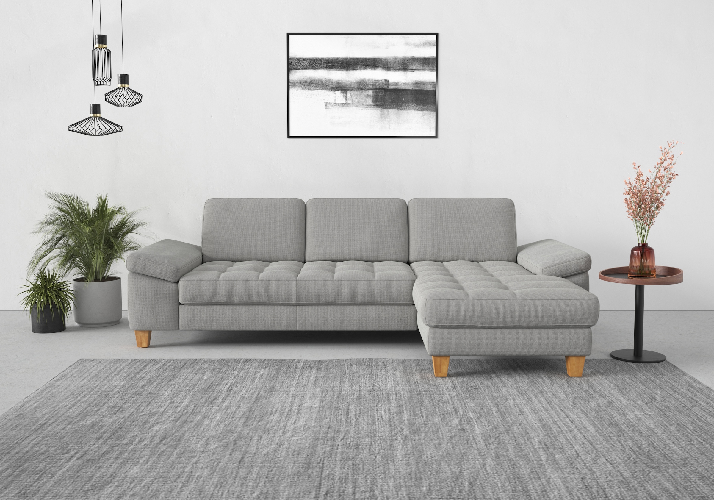 sit&more Ecksofa »Westham L-Form« mit Recamiere, mit oder ohne Bettfunktion günstig online kaufen