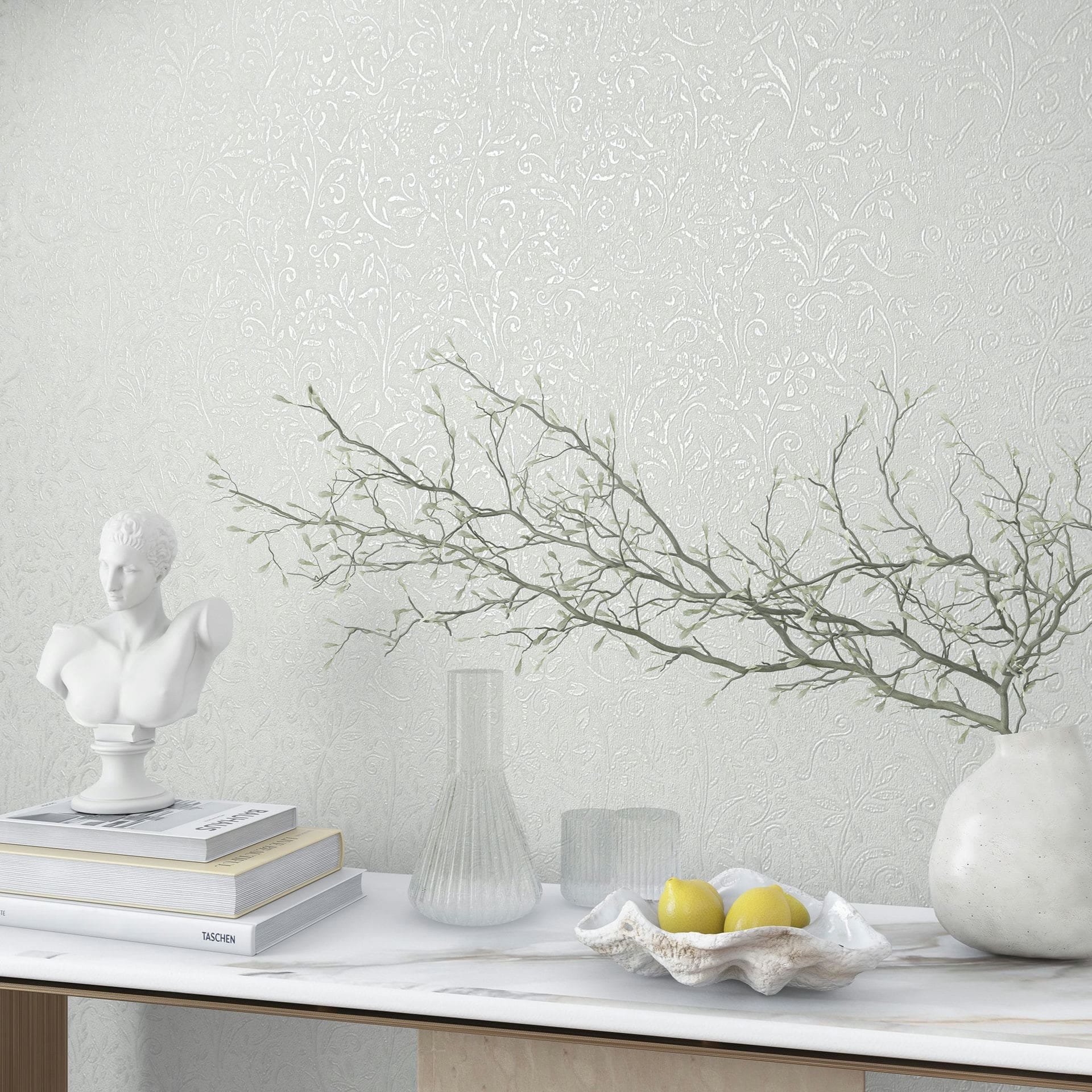 Marburg Vliestapete »Tapete Blossom Touch« floral geprägt moderne Vliestapete für Wohnzimmer Schlafzimmer Küche