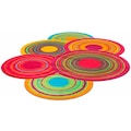 wash+dry by Kleen-Tex Teppich »Cosmic Colours«, stufenförmig, 9 mm Höhe, rutschhemmend, waschbar, Wohnzimmer