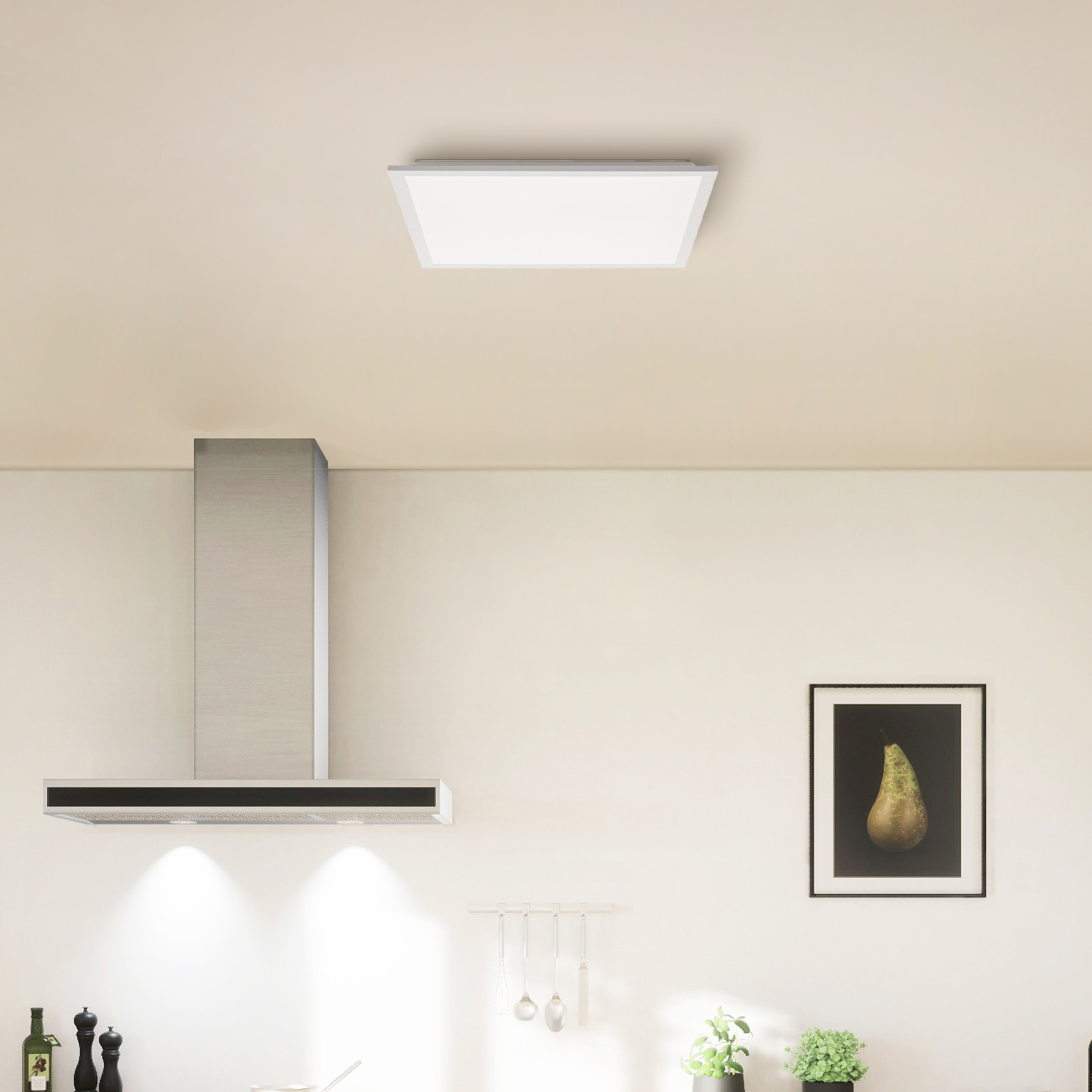 Brilliant LED Deckenleuchte »Briston«, Deckenaufbau-Paneel, 45 x 45 cm, 280 günstig online kaufen