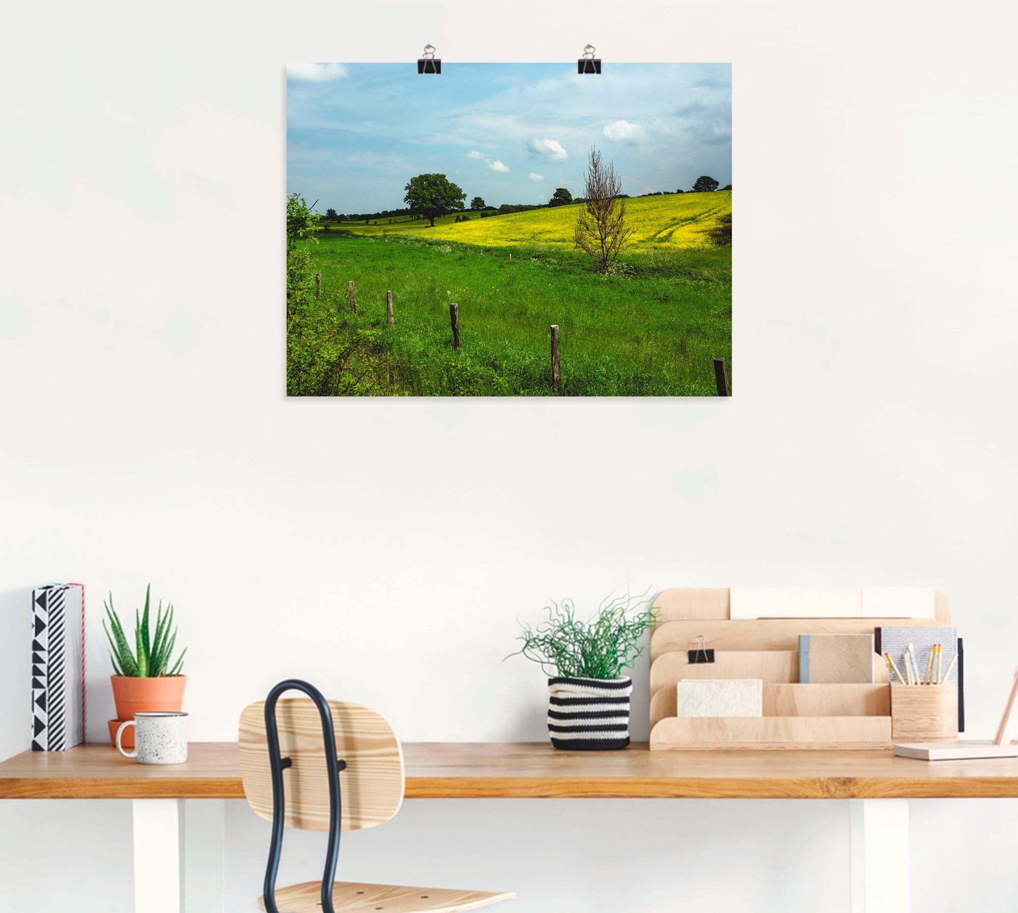 Artland Wandbild »Schönes Schleswig Holstein«, Felder, (1 St.), als Leinwandbild, Wandaufkleber oder Poster in versch. Größen