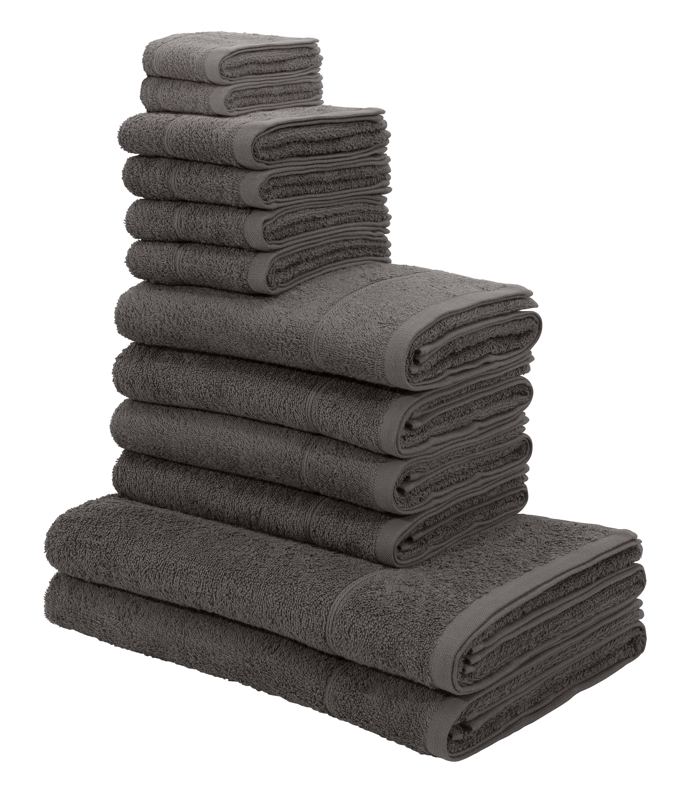 my home Handtuch Set »Sanremo«, (Set, 12 St., 2 Seiftücher 30 x 30 cm-4 Gäs günstig online kaufen
