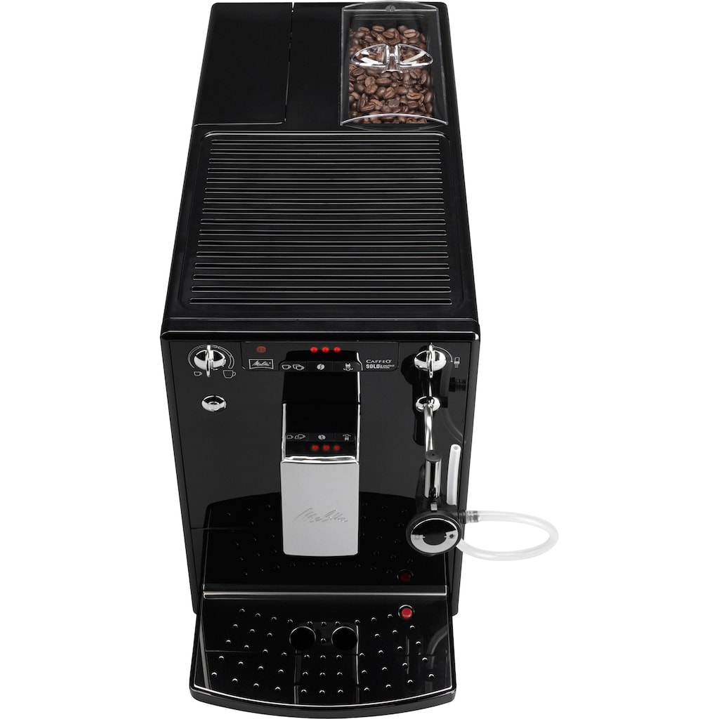 Melitta Kaffeevollautomat »Solo® & Perfect Milk E 957-101, schwarz«, Café crème & Espresso per One Touch, Milchschaum & heiße Milch per Drehregler