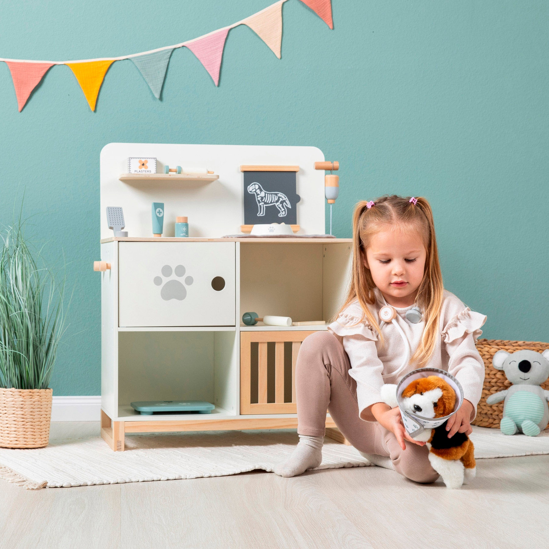 MUSTERKIND® Spielzeug-Arztkoffer »Tierarzt-Center Thymus« FSC® - schützt Wald