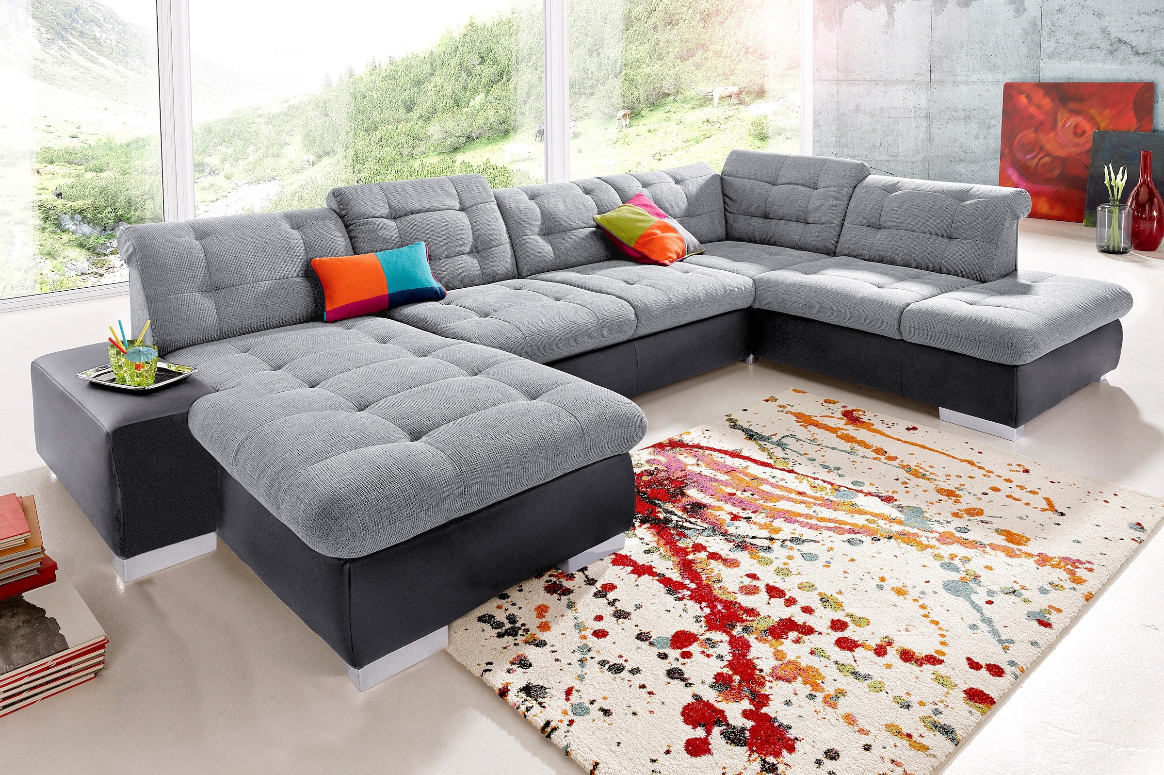 sit&more Wohnlandschaft »Palomino U-Form«, wahlweise in XL oder XXL günstig online kaufen