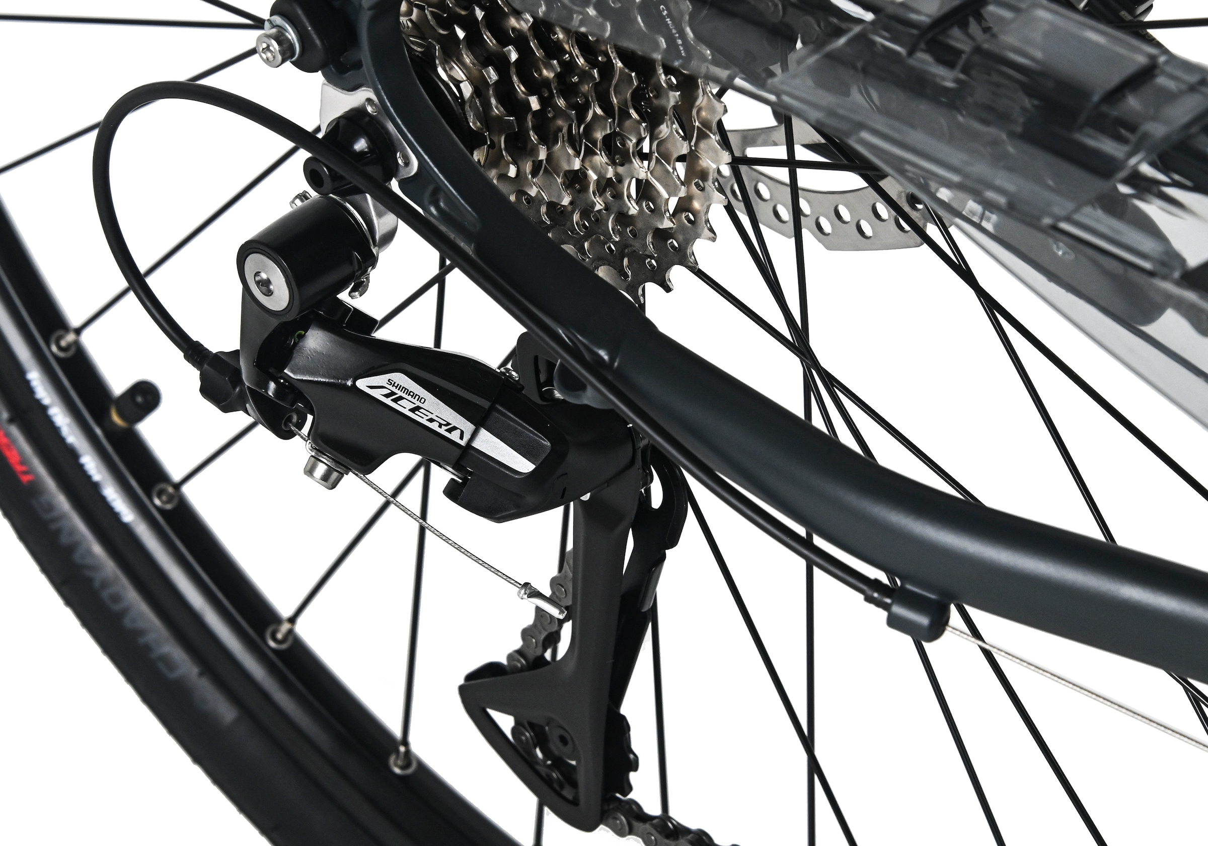 Dacapo Trekkingrad »Firenze 300 Anthrazit 24 Gänge RH 48 cm« 24 Gang Shimano Acera Schaltwerk Kettenschaltung