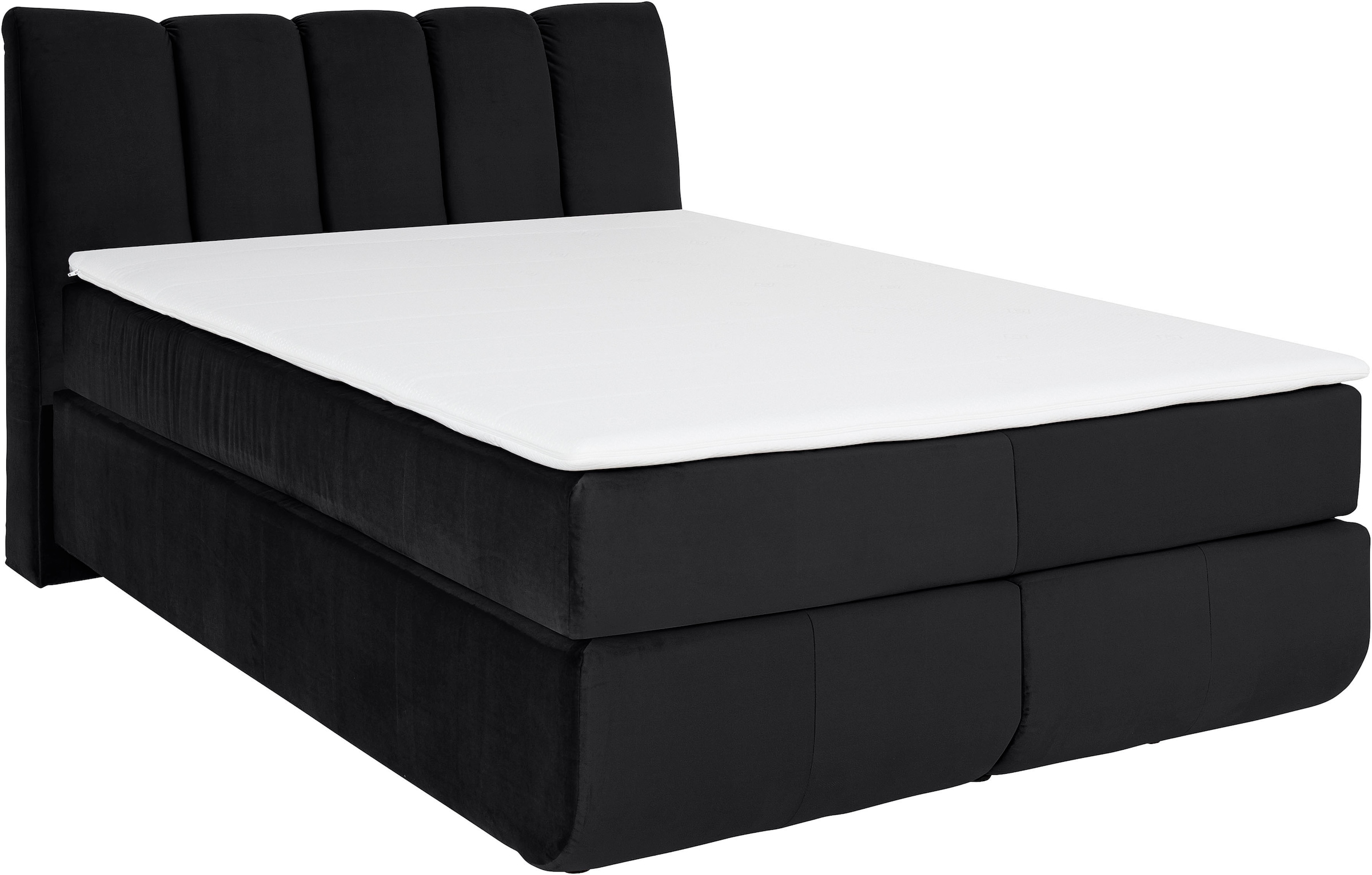 Home affaire Boxspringbett »Océane« Bodenfrei- wirkt freischwebend, verschiedene Härtegrade (auch H4)