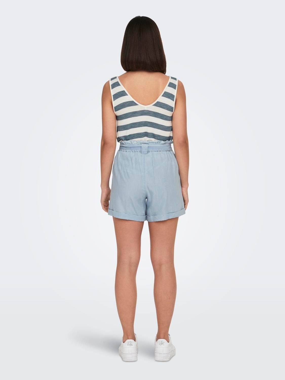 ONLY Shorts »ONLBEA SMILLA HW PB LOOSE DNM SHORTS«, im Denim Look