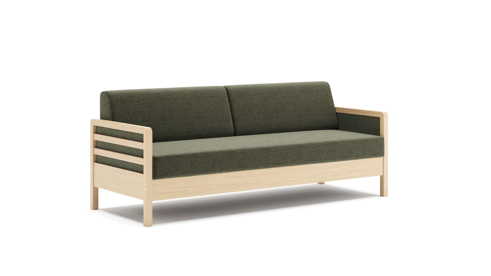 HESTBÆK Schlafsofa »Hestbæk 168 3-Sitzer, Bettfunktion, Breite 208cm, Komfortsitzhöhe 47cm« Umklappbar, Querschläfer, sehr komfortabel, Stauraum