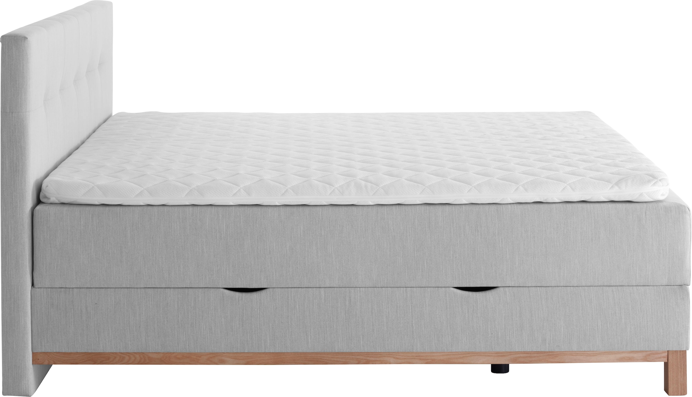 meise.möbel Boxspringbett »Catania«, mit Bettkasten und Topper