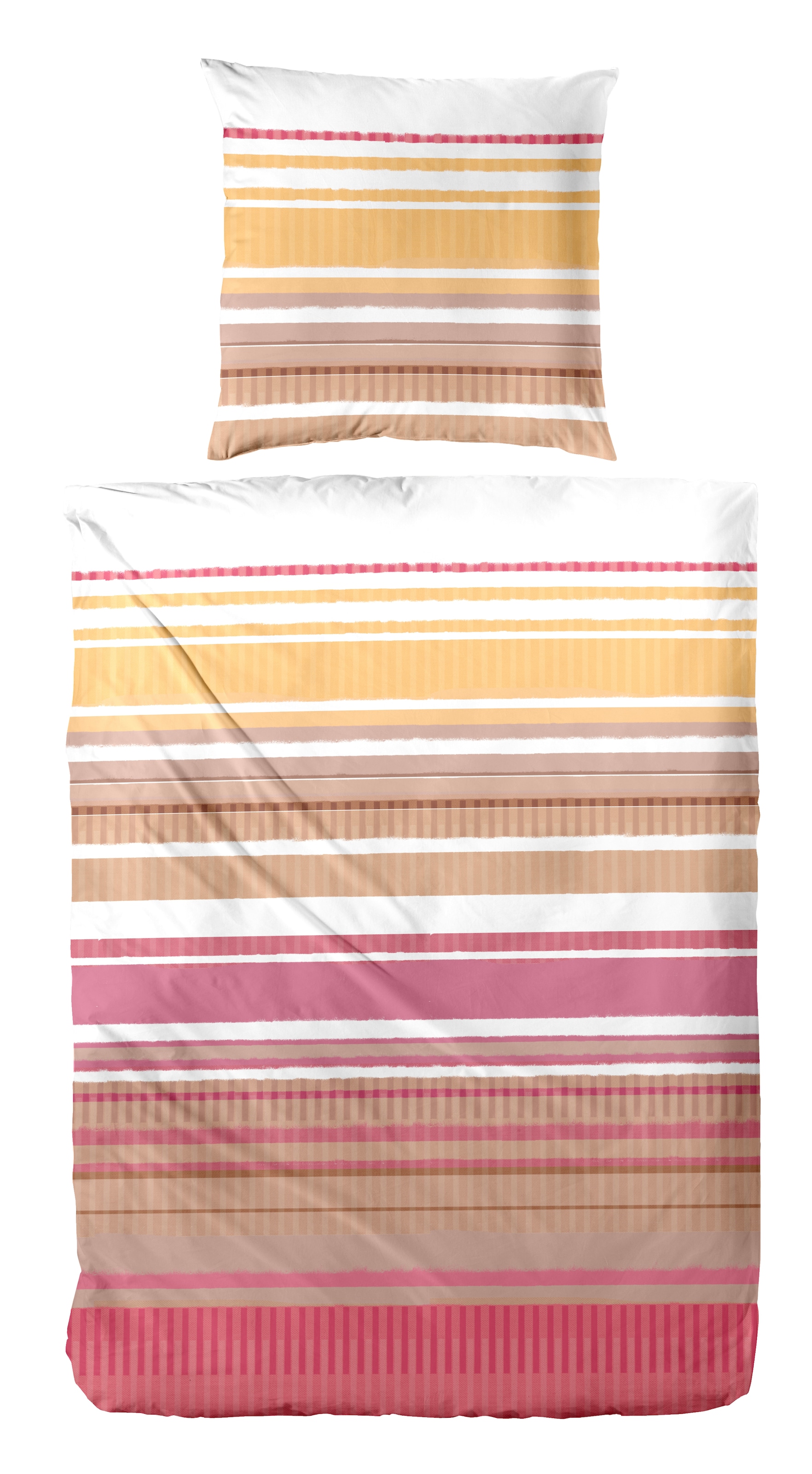 Primera Bettwäsche »Perkal-Bettwäsche Summer Stripe«, mit modernen Streifen günstig online kaufen