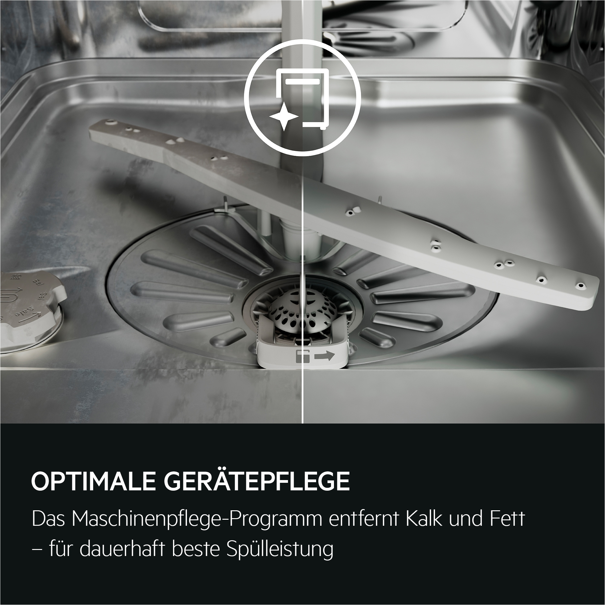 AEG Unterbaugeschirrspüler 6000 »GU620C2SCM« Spülmaschine – starke Sprühabdeckung, viel Platz & sauber