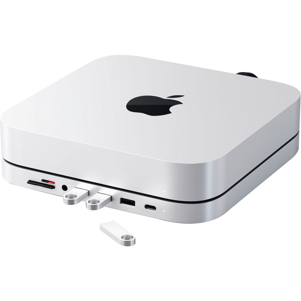 Satechi Laptop-Adapter »TYPE-C ALUMINUM STAND & HUB FOR MAC MINI«