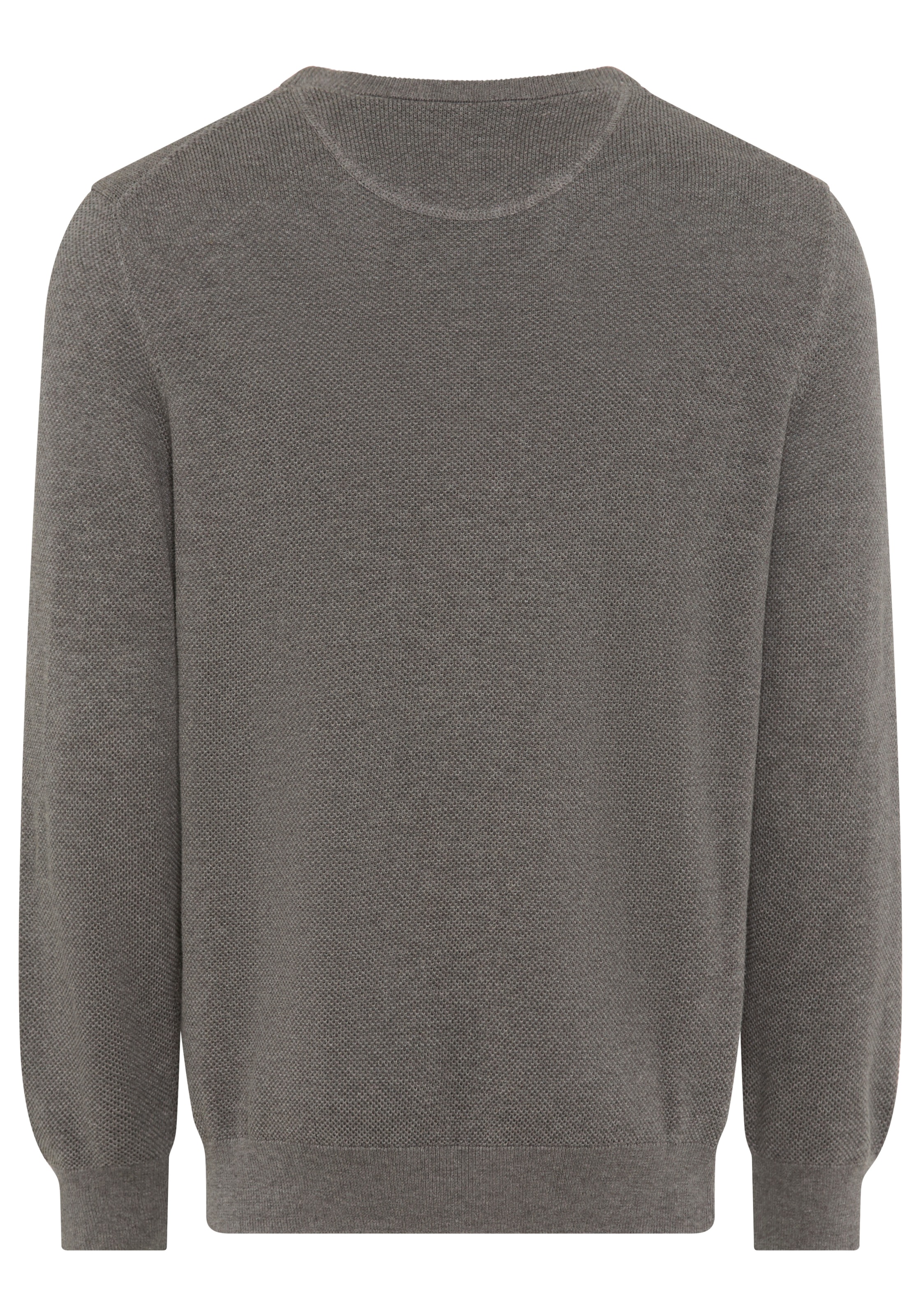 Gant Rundhalspullover »COTTON PIQUE C-NECK«, mit Logostickerei auf der Brust