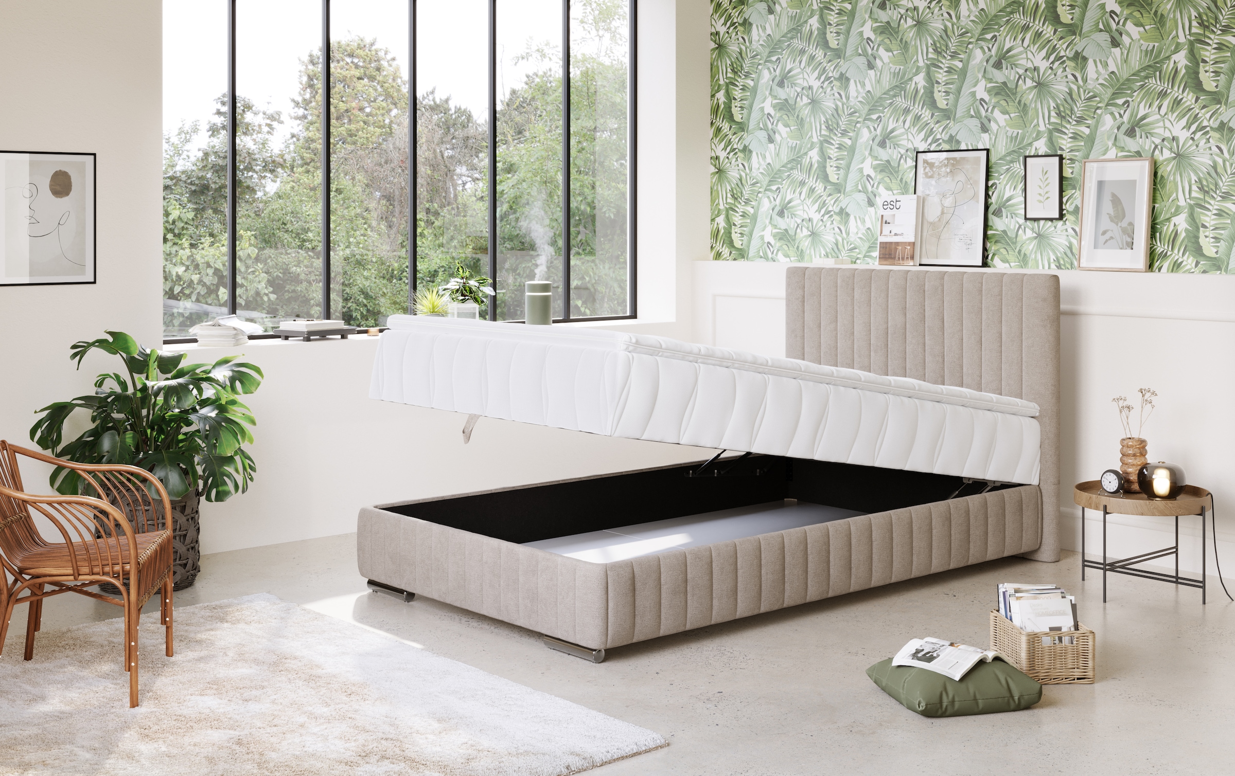 COTTA Boxbett »Beetle«, inkl. Topper und Bettkasten