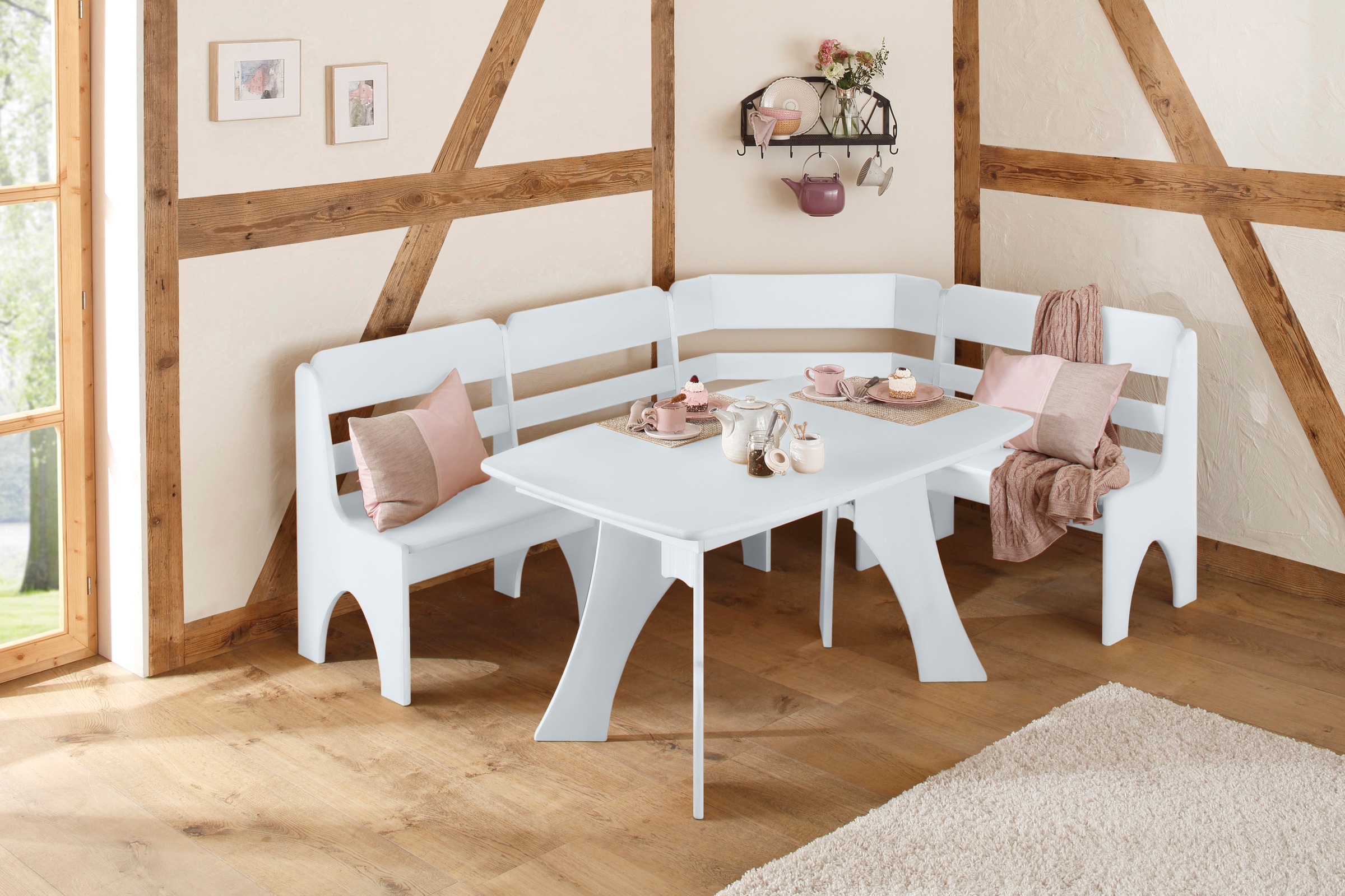 Home affaire Sitzgruppe »Torben«, (2 tlg.), im Landhausstil kaufen