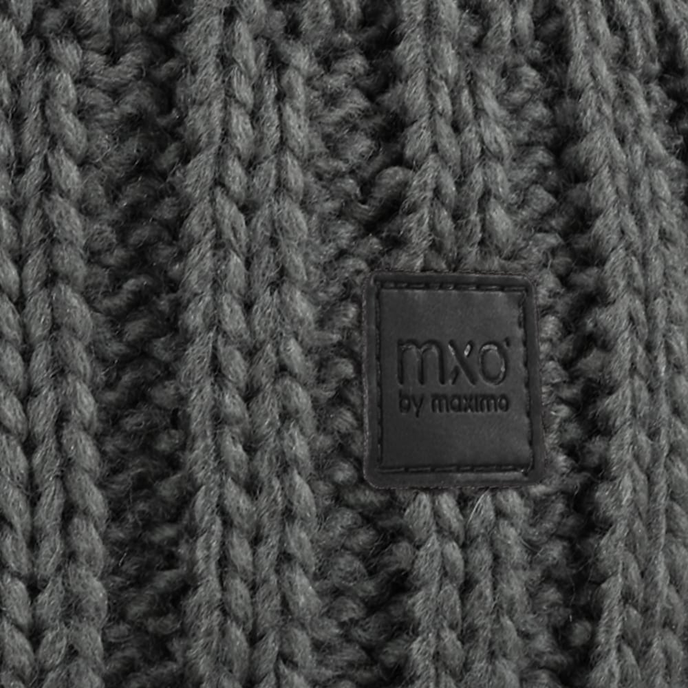 MAXIMO Strickmütze Breiter Umschlag, Grobstrick, gefüttert