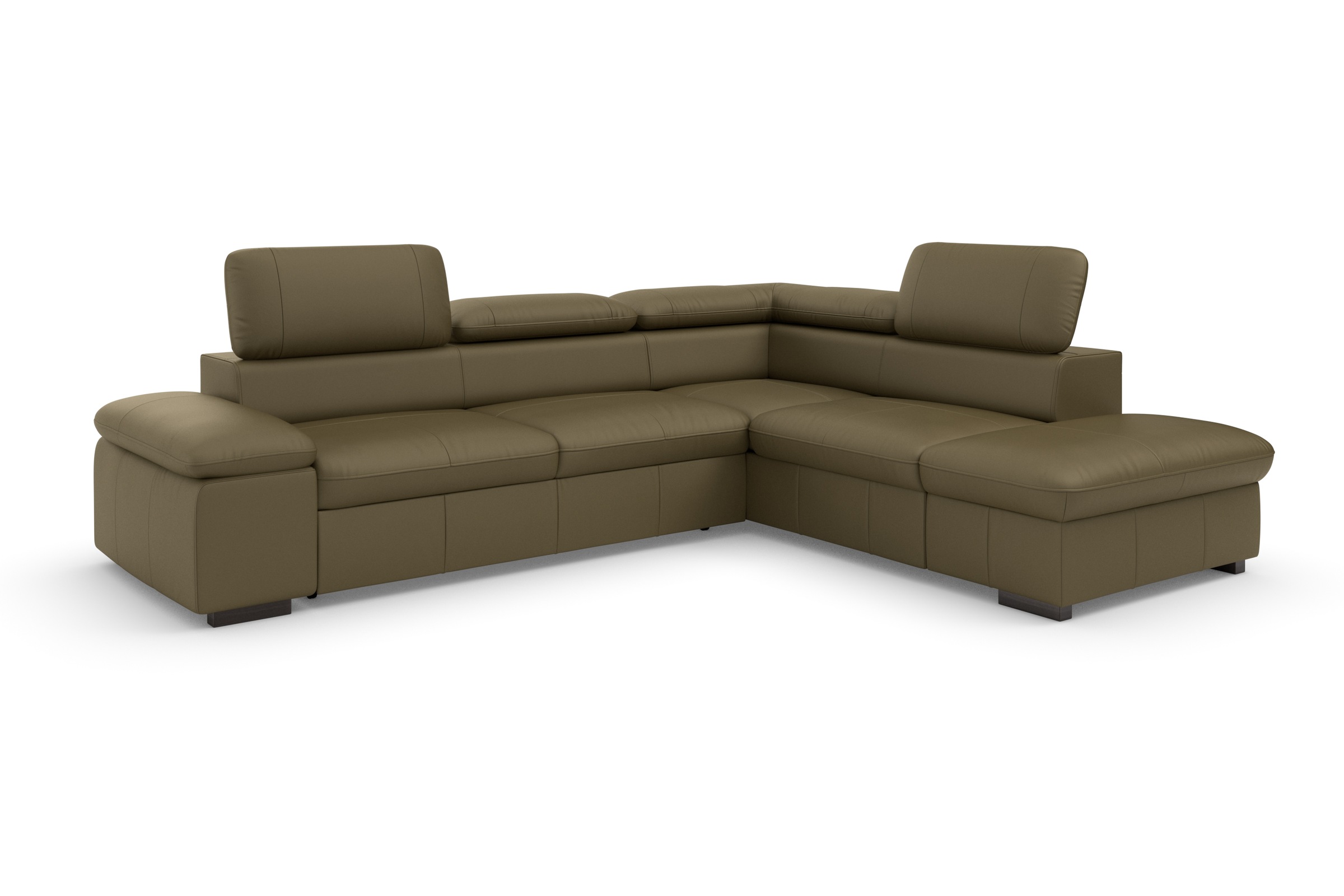 Home affaire Ecksofa »Alberto L-Form«, mit Kopfteilverstellung, wahlweise mit Bettfunktion