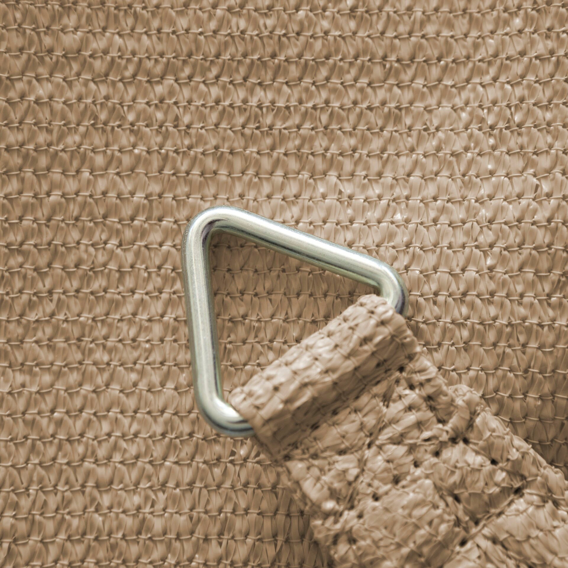 Windhager Sonnensegel »Capri Dreieck«, 5x5x5m, schilf