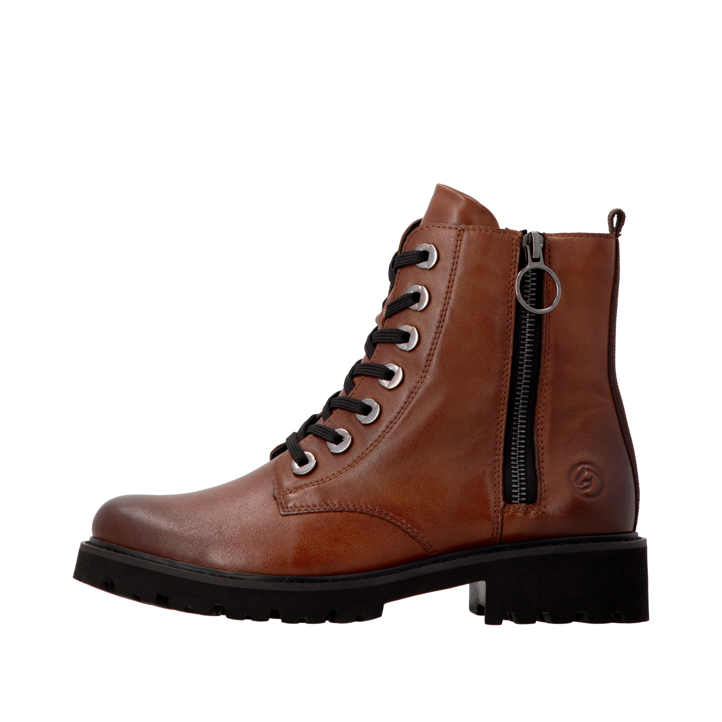 Remonte Schnürstiefelette  Blockabsatz, Stiefelette, Schnürboots, im modischen Used Look