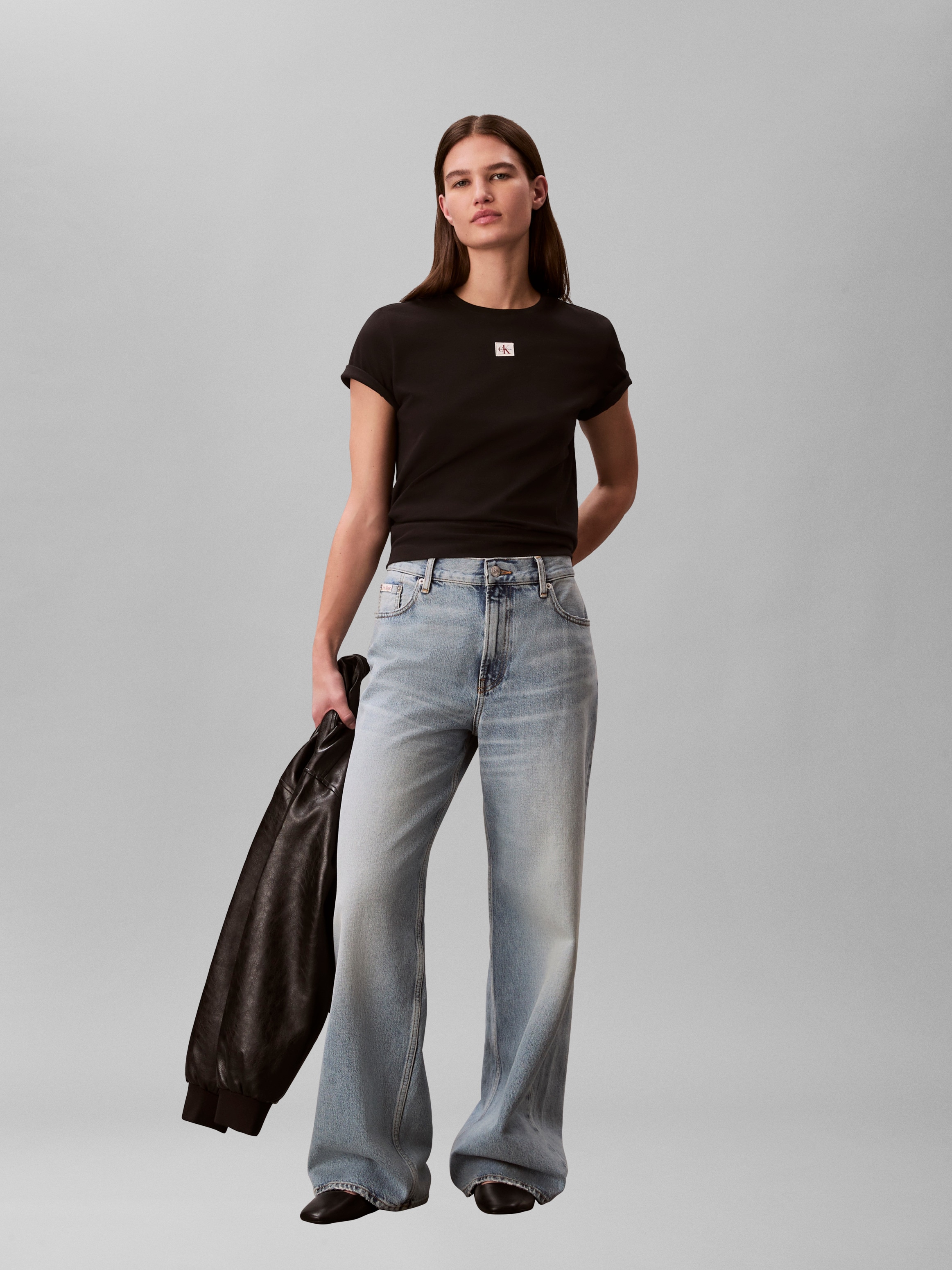 Calvin Klein Jeans T-Shirt Regular fit mit Rundhalsausschnitt