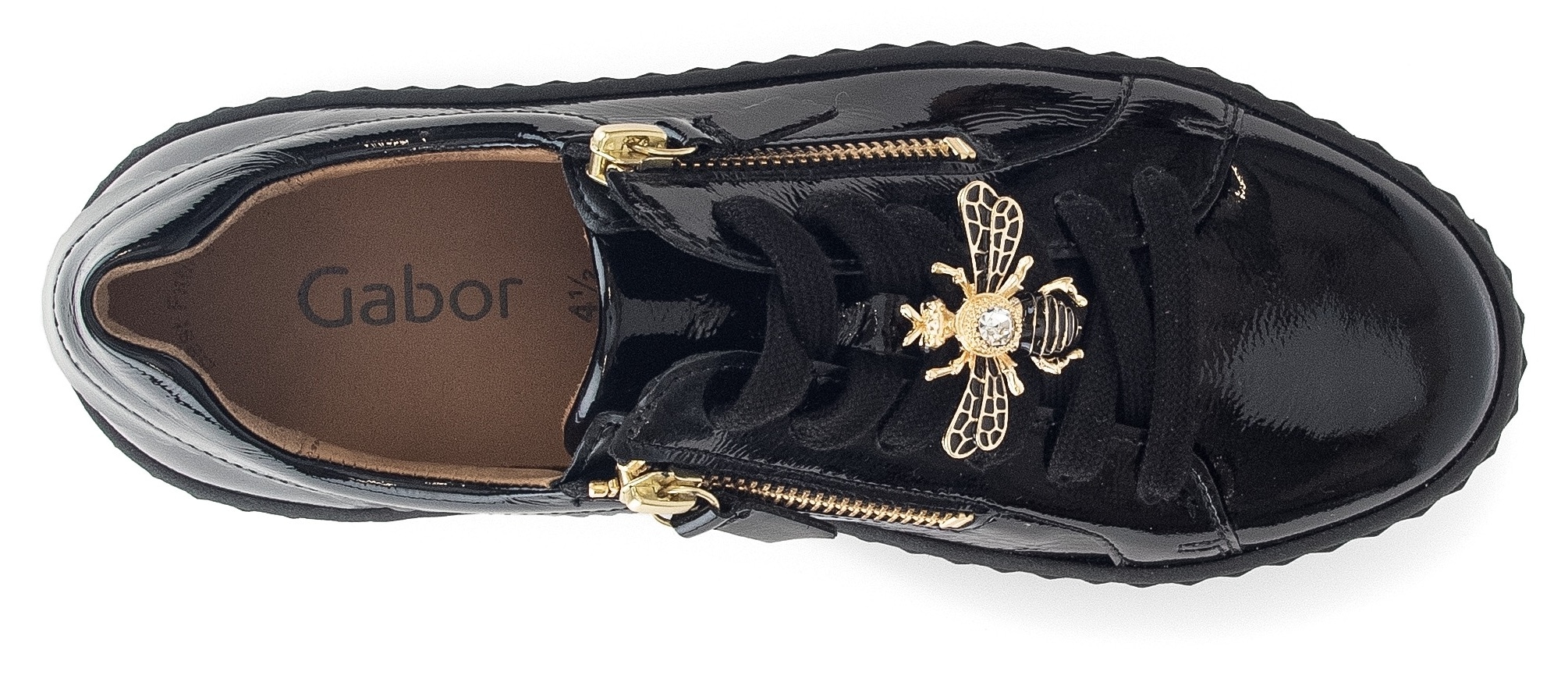 Gabor Plateausneaker, mit Best Fitting-Ausstattung, Freizeitschuh, Halbschuh, Schnürschuh