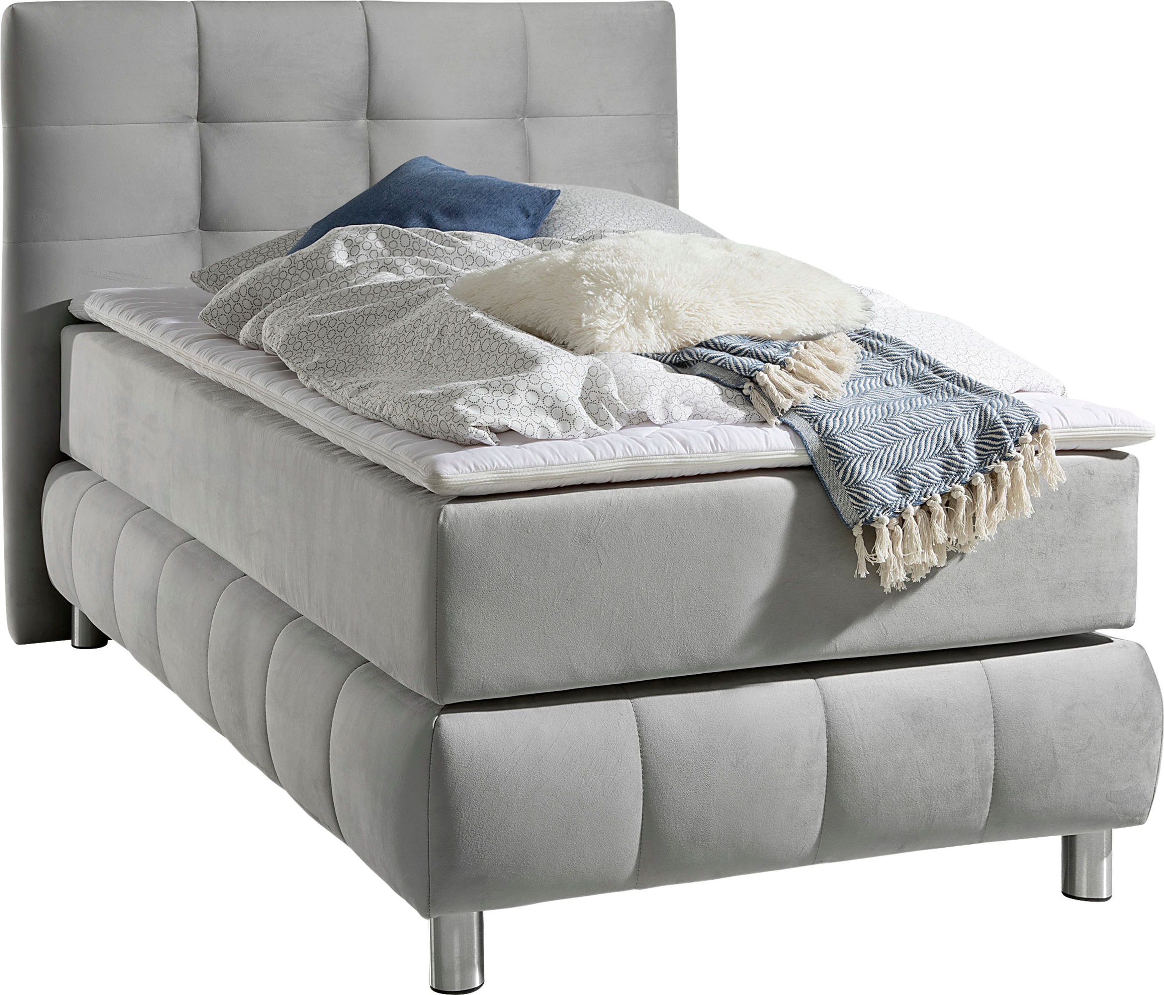 andas Boxspringbett »Salo«, incl. Topper, 6 Breiten, 2 Härtegrade, TFK auch in Härtegrad 4