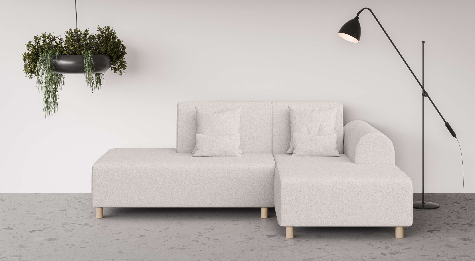 OTTO home Ecksofa »Suyala« L-Form mit Hocker günstig online kaufen