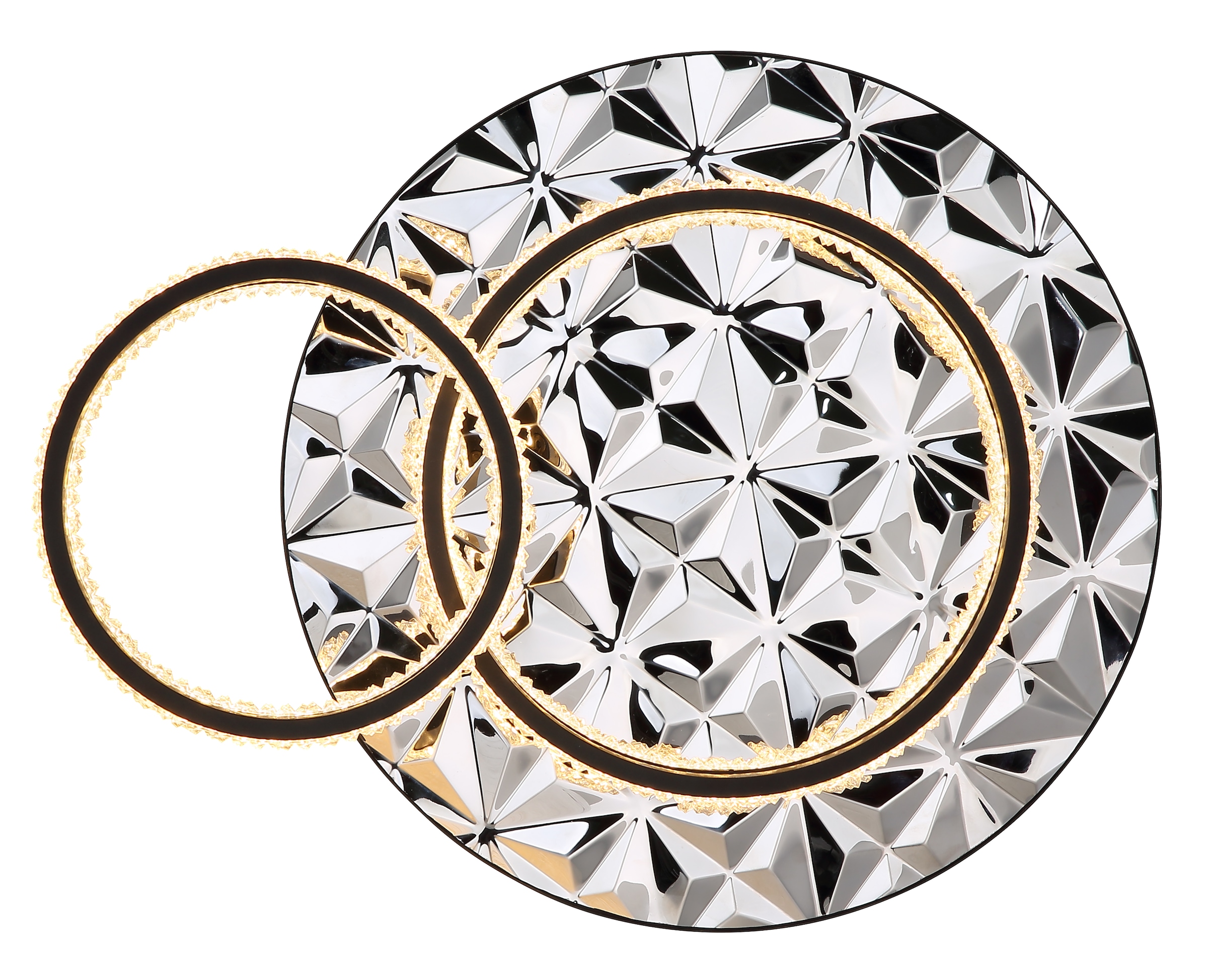 GLOBO LIGHTING Deckenleuchte »DELLA II« LED-Modul 1 Stk. Warmweiß Deckenlampe Wohnzimmer-Leuchte Schlafzimmer-Leuchte Flur Küche