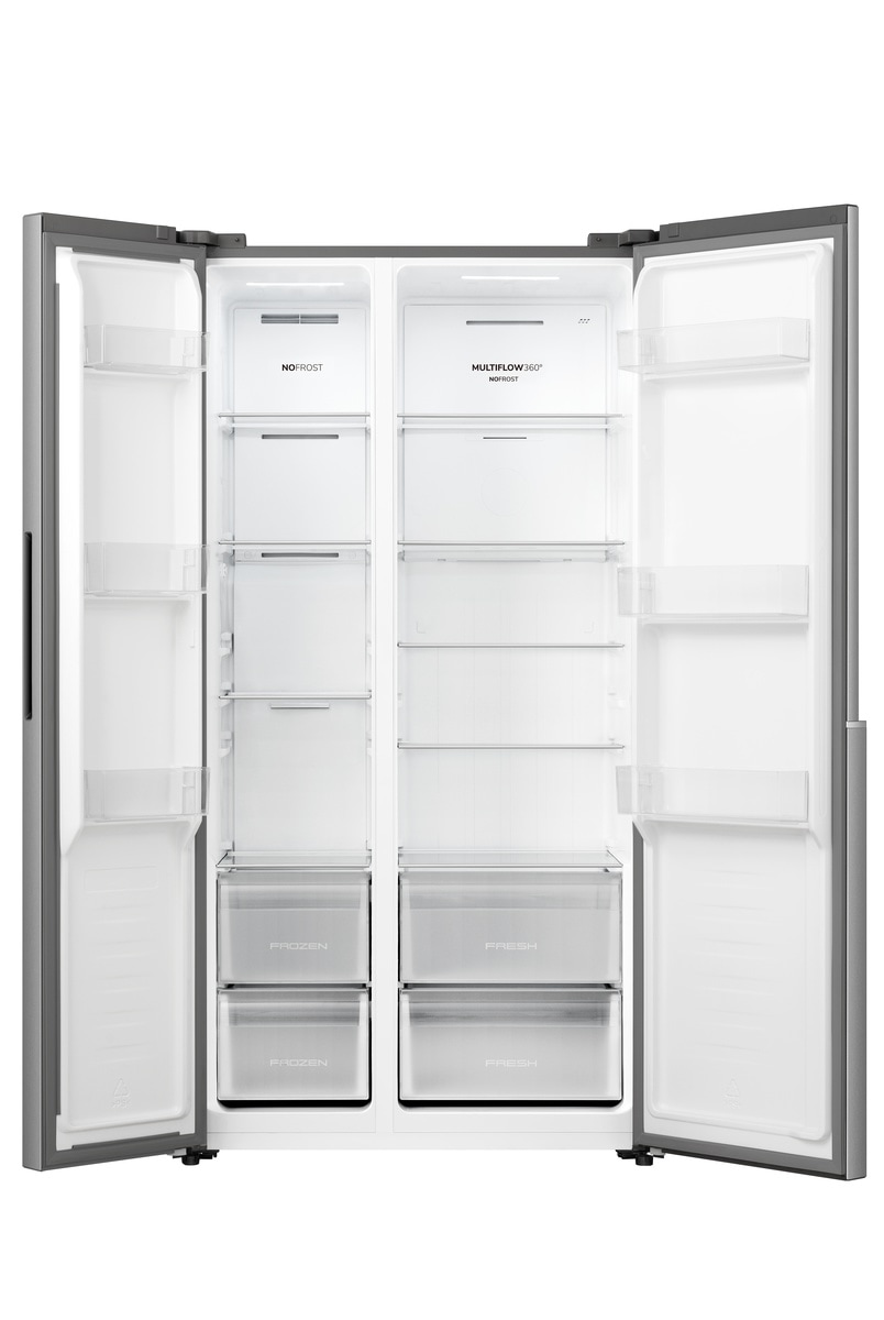 GORENJE Side-by-Side »NRS917C41X« 178,6 cm hoch 91,1 cm breit 544 Liter Gesamtvolumen, genug Platz für eine Großfamilie