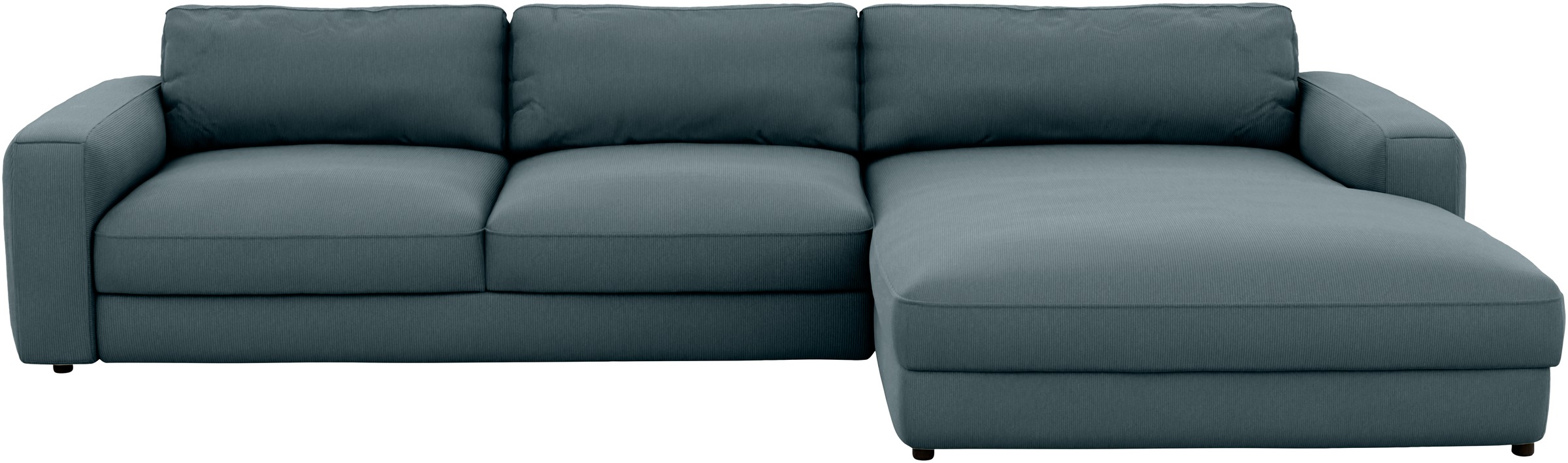 Places of Style Ecksofa »Bloomfield, elegant, viel Platz, Mega Couch, Breite 303cm, L-Form«, extra tiefe Sitzfläche, wahlweise mit Sitztiefenverstellung
