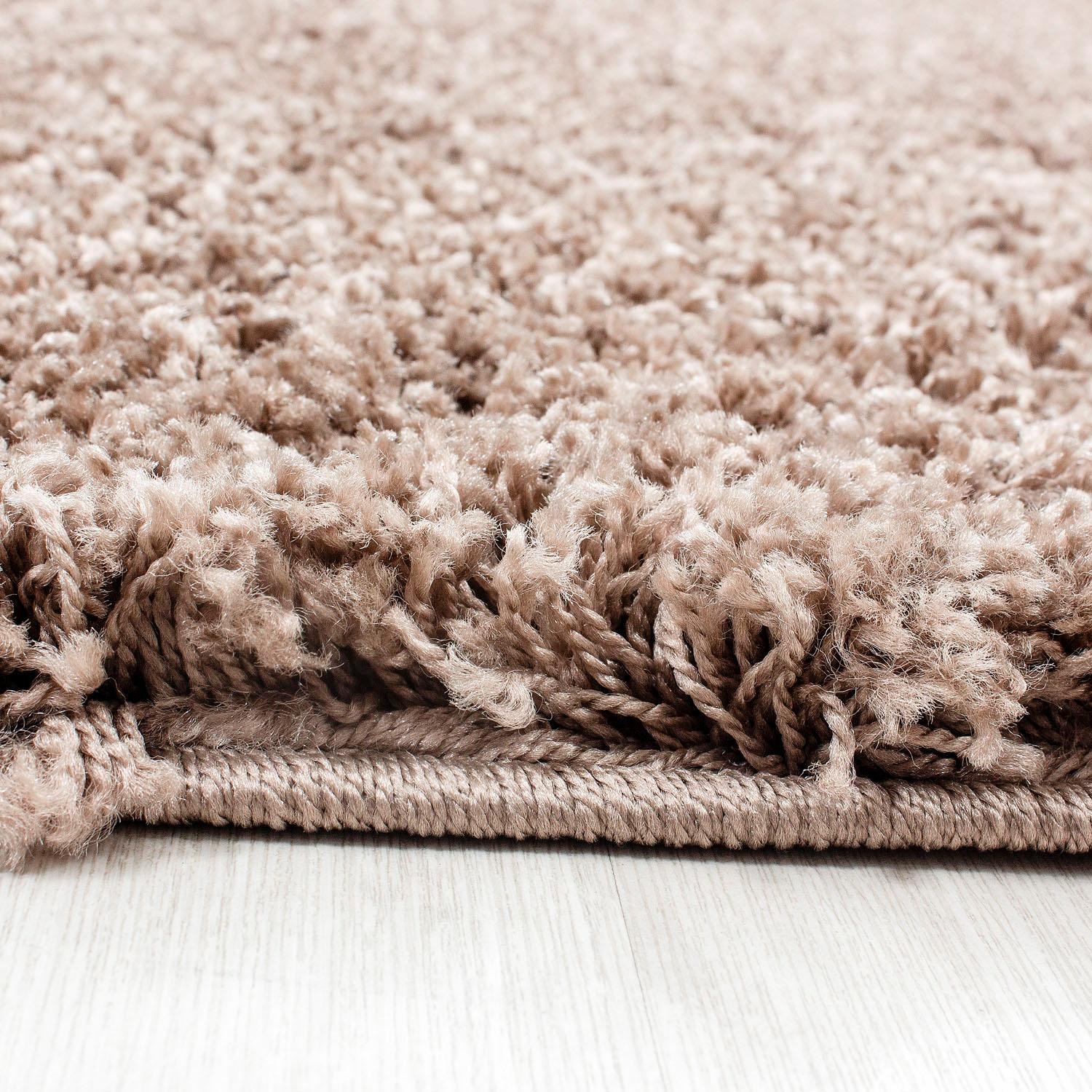 Ayyildiz Teppiche Hochflor-Teppich »Life Shaggy 1500«, rund, 30 mm Höhe, auch in rechteckig, Wohnzimmer, Langflor, große Farbauswahl