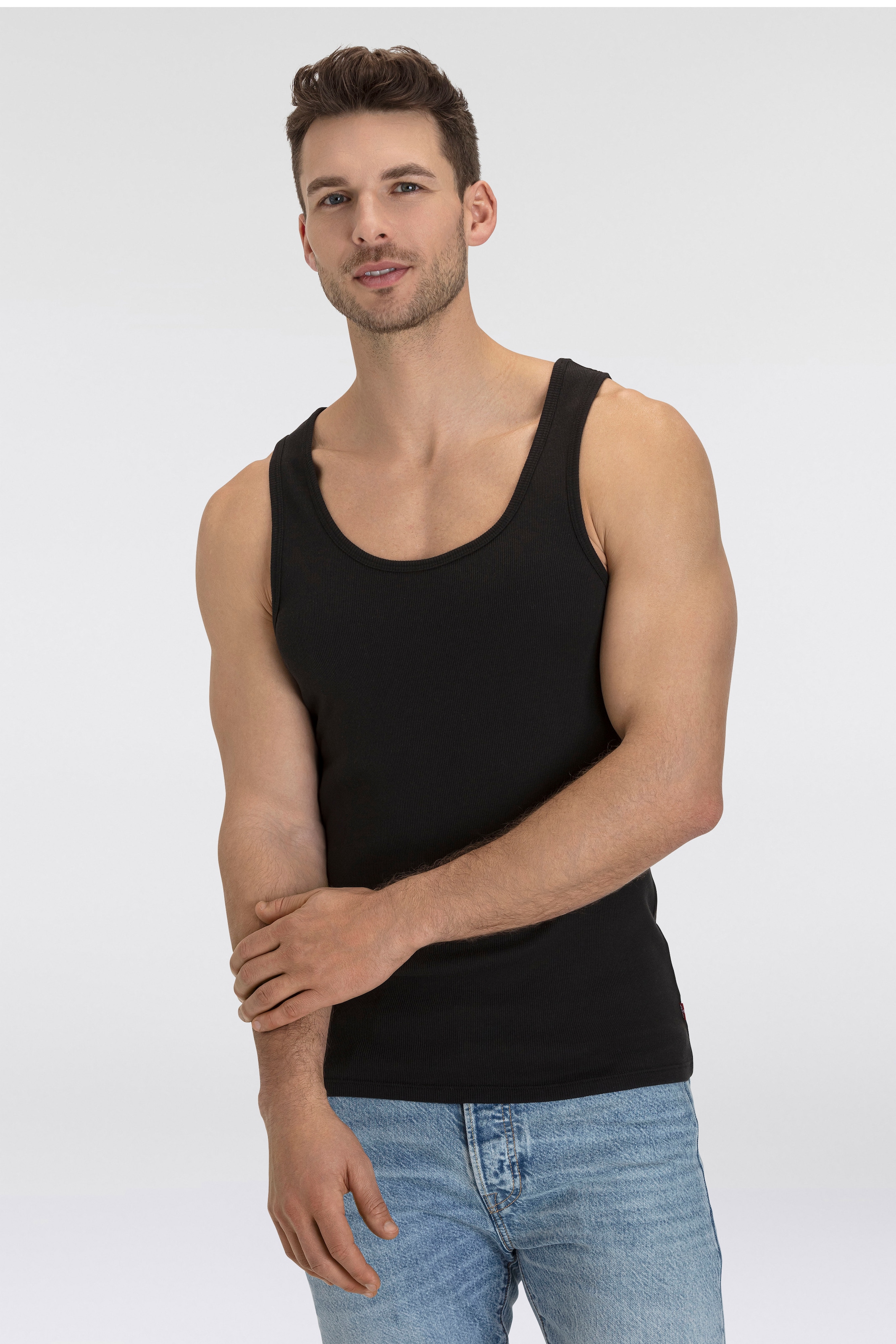 Levi's® Ripptanktop »Pride Rib Tank - 2 Pack«, (Packung, 2 tlg., 2er), in Schwarz und Weiß