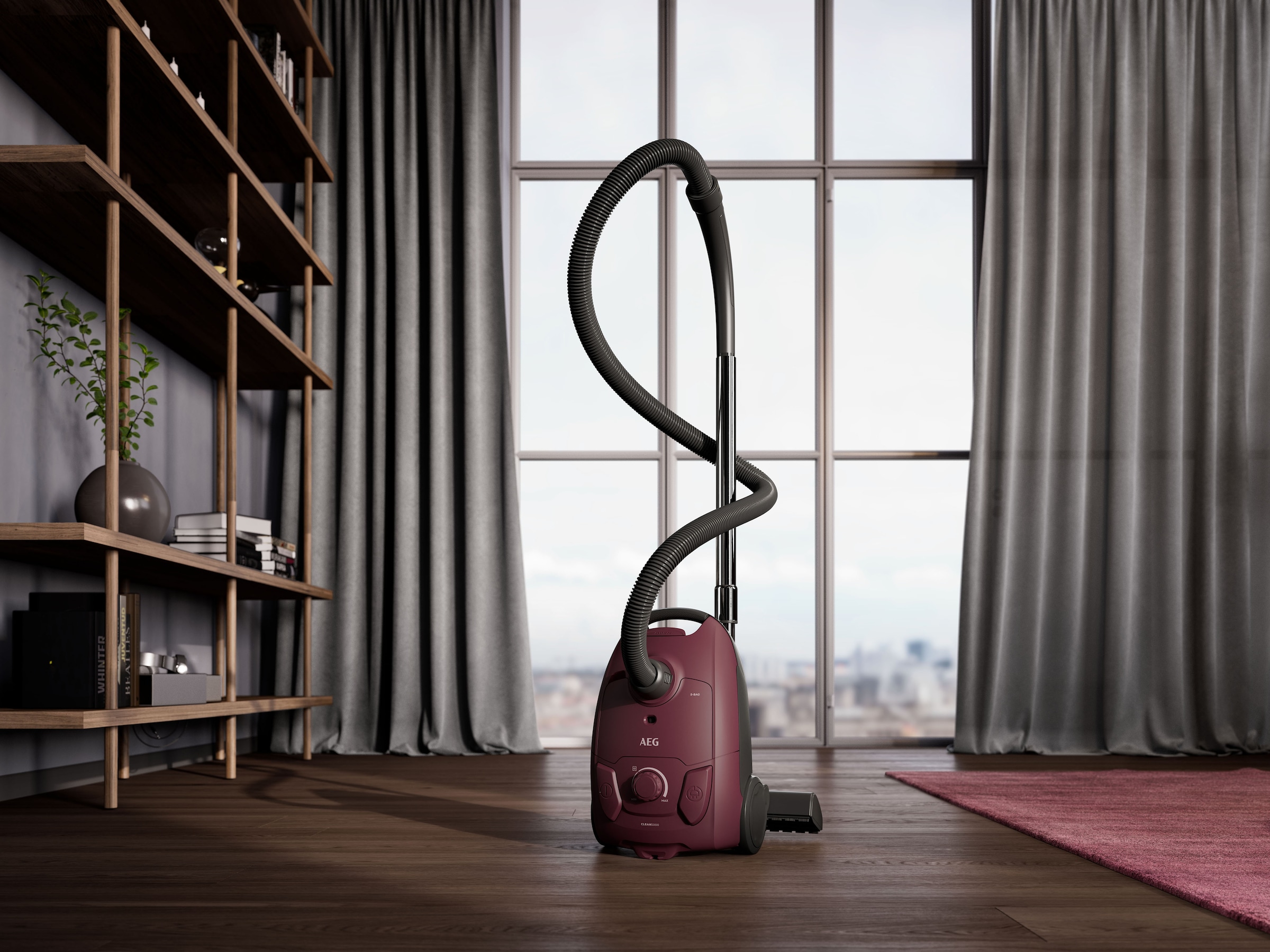 AEG Bodenstaubsauger »CLEAN 5000 (AB51C1DR5B)«, 750 W, mit Beutel, AllFloor-Bodendüse, 5 Staubbeutel s-bag® ClasssicLongPerformance extra