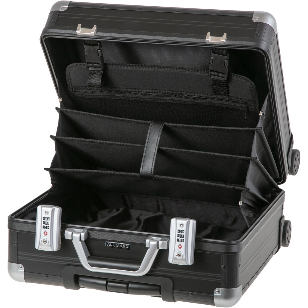 ALUMAXX Business-Trolley »Gemini, schwarz matt«, 4 Rollen