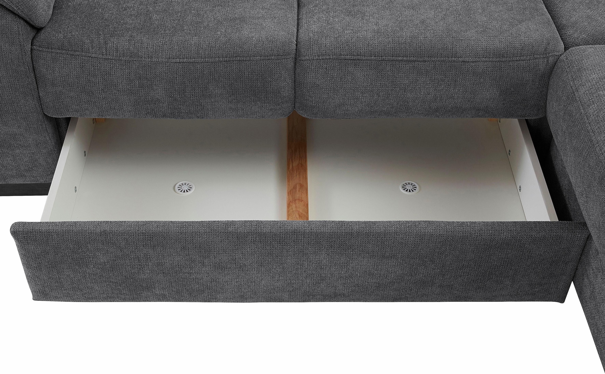 sit&more Ecksofa »Montego L-Form«, wahlweise mit Bettfunktion und Schubkasten