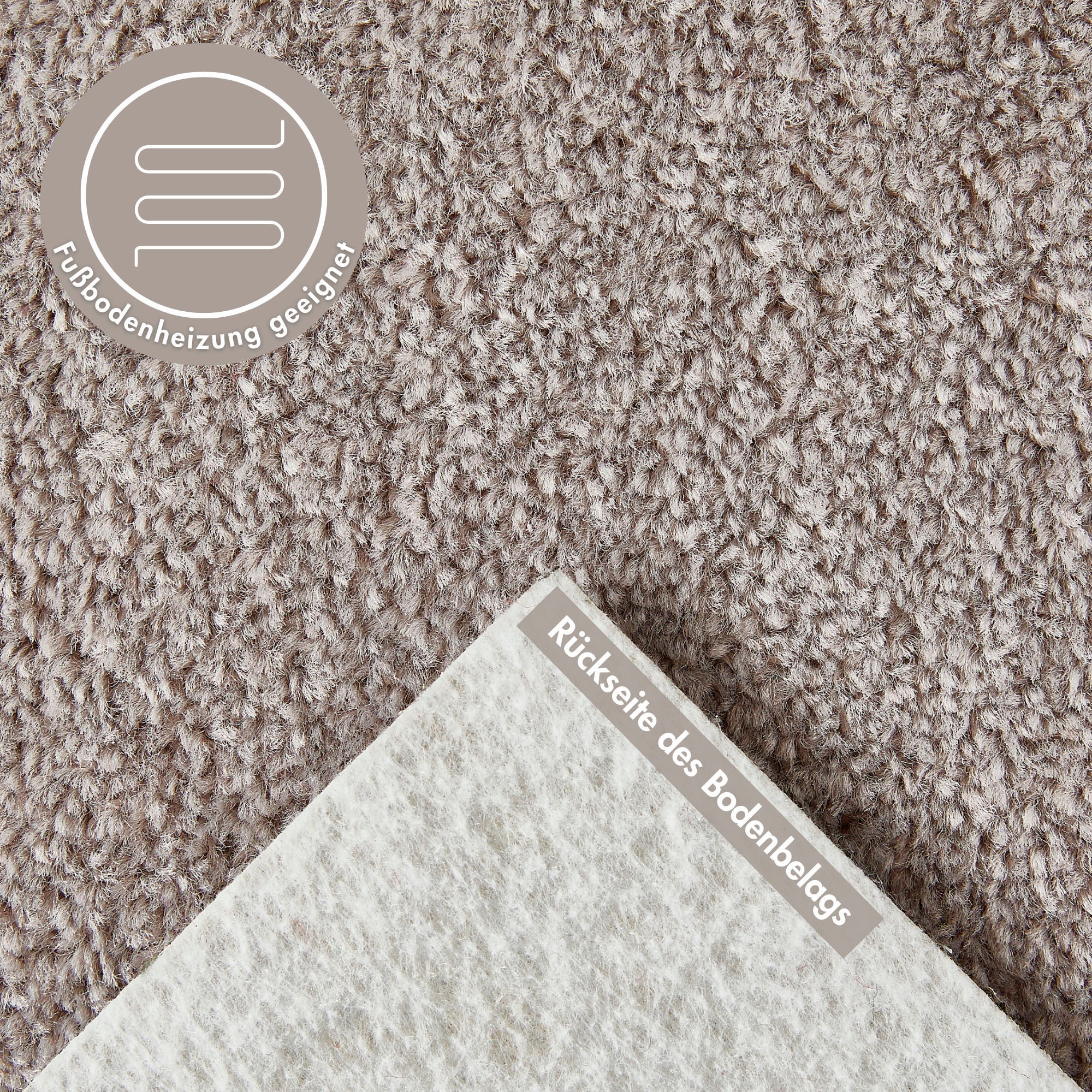 Andiamo Teppichboden »Ines, Kräuselvelours, Made in Netherlands«, rechtecki günstig online kaufen