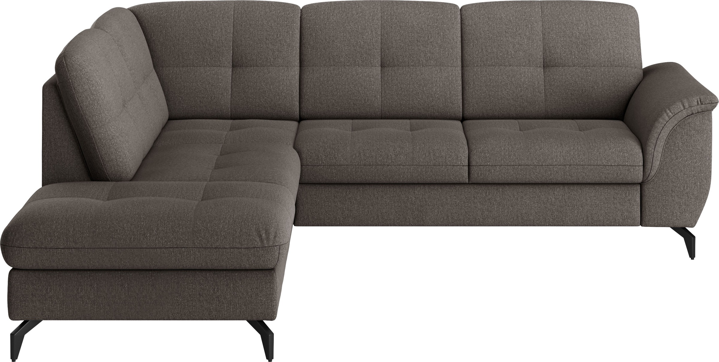 sit&more Ecksofa »Zora L-Form«, wahlweise mit Bettfunktion und Bettkasten