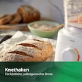 Philips Küchenmaschine »HR7310/00«, 700 W, 2,1 l Schüssel, 16 Funktionen, weiß