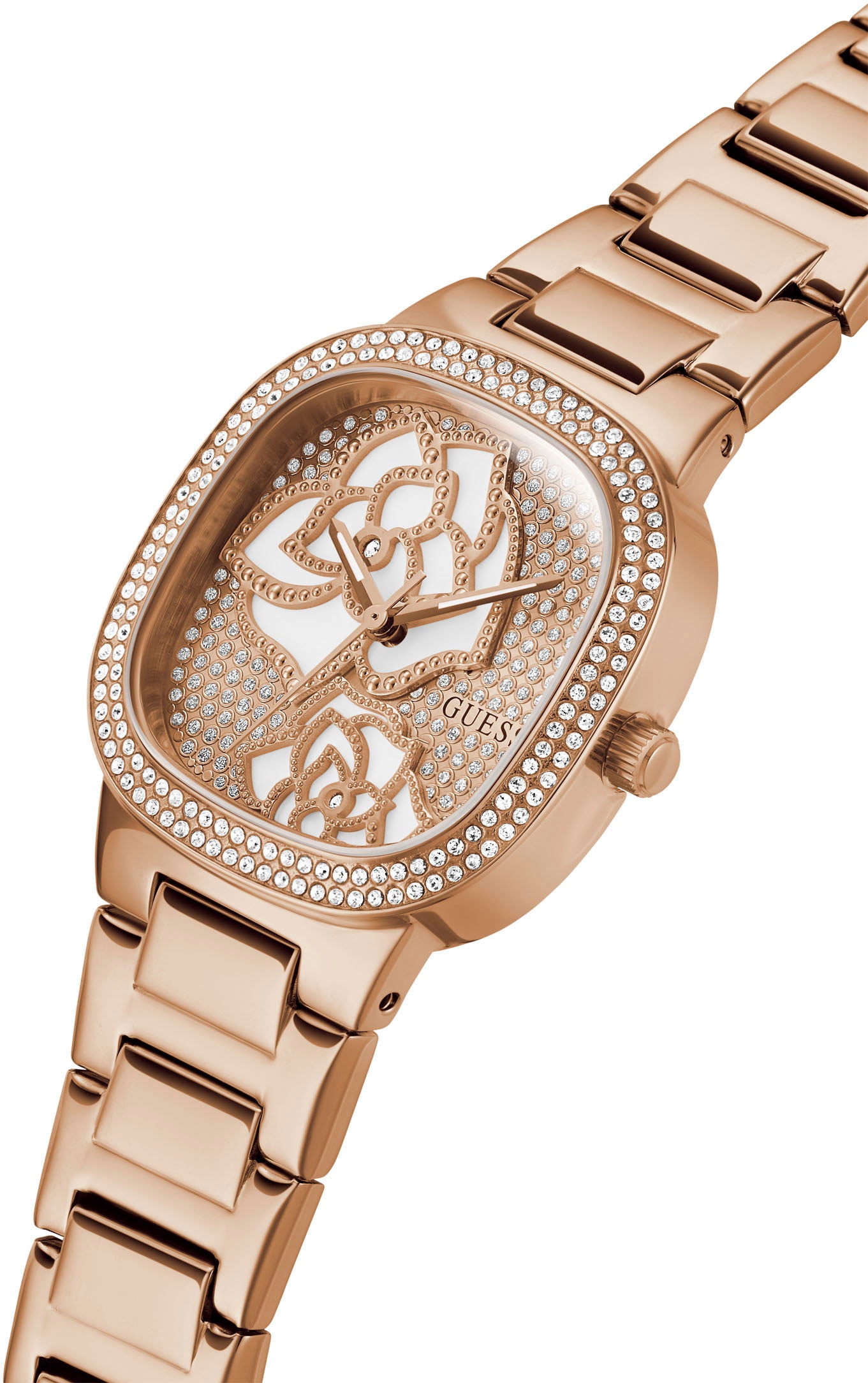Guess Quarzuhr »ROSE BUD«, Armbanduhr, Damenuhr