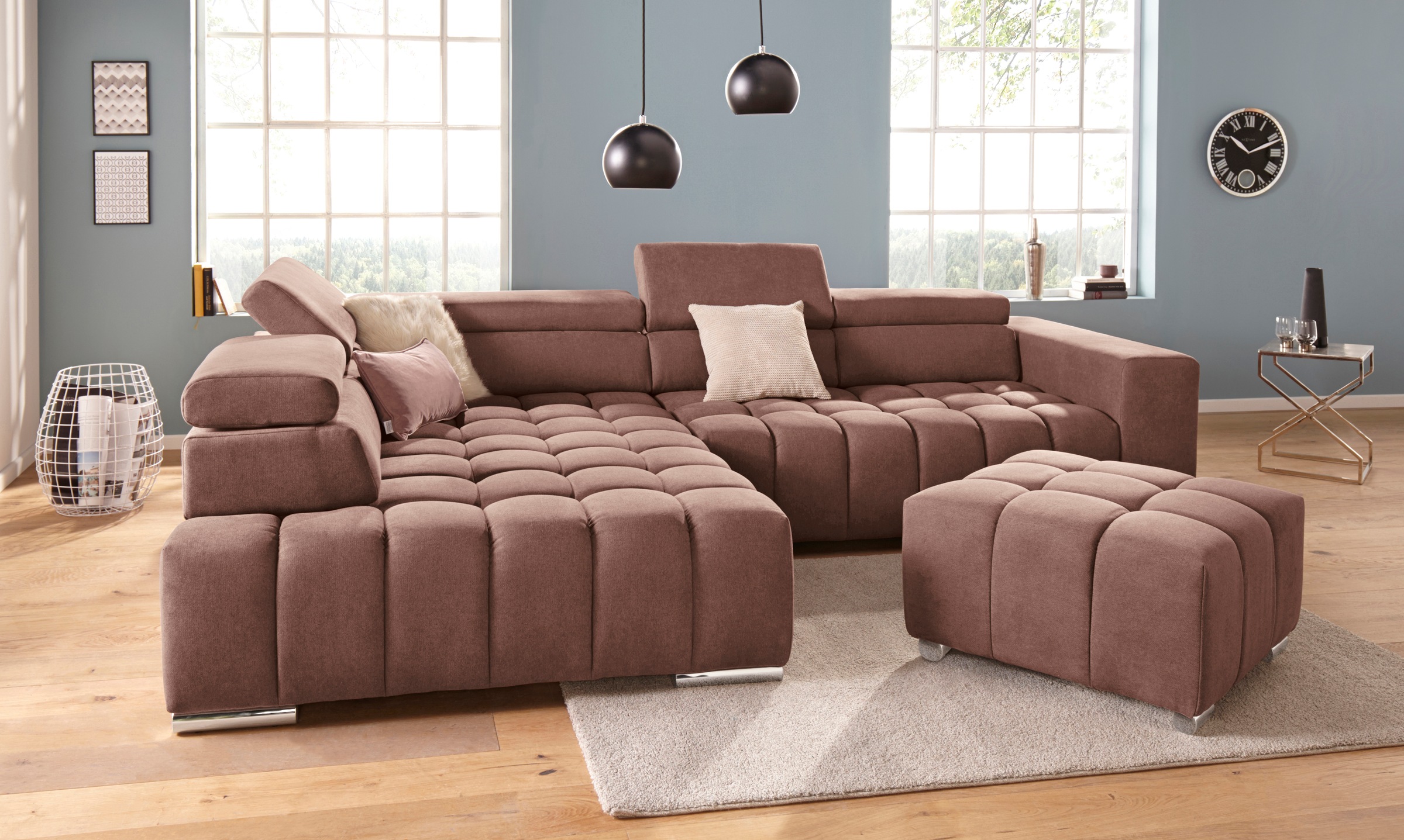 exxpo - sofa fashion Hocker »Elias hochwertig und elegant, mit tollem Sitzkomfort«