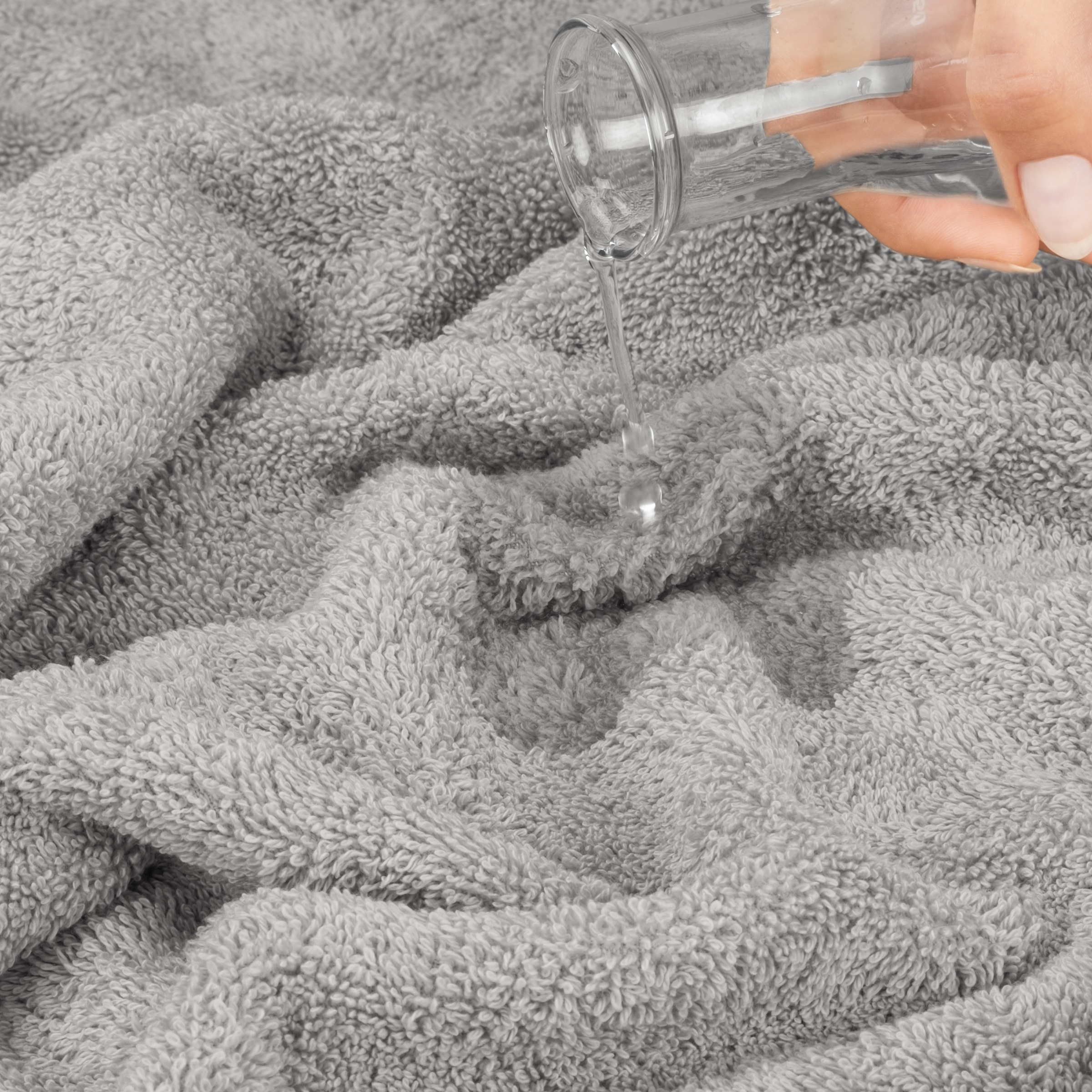 HAMMETEX Duschtuch »2er Set Badetücher 70x140 cm, 100% Baumwolle, Weich & Saugstark«, (Set, 2 St., 2), mit Bordüre, einfarbig, weich