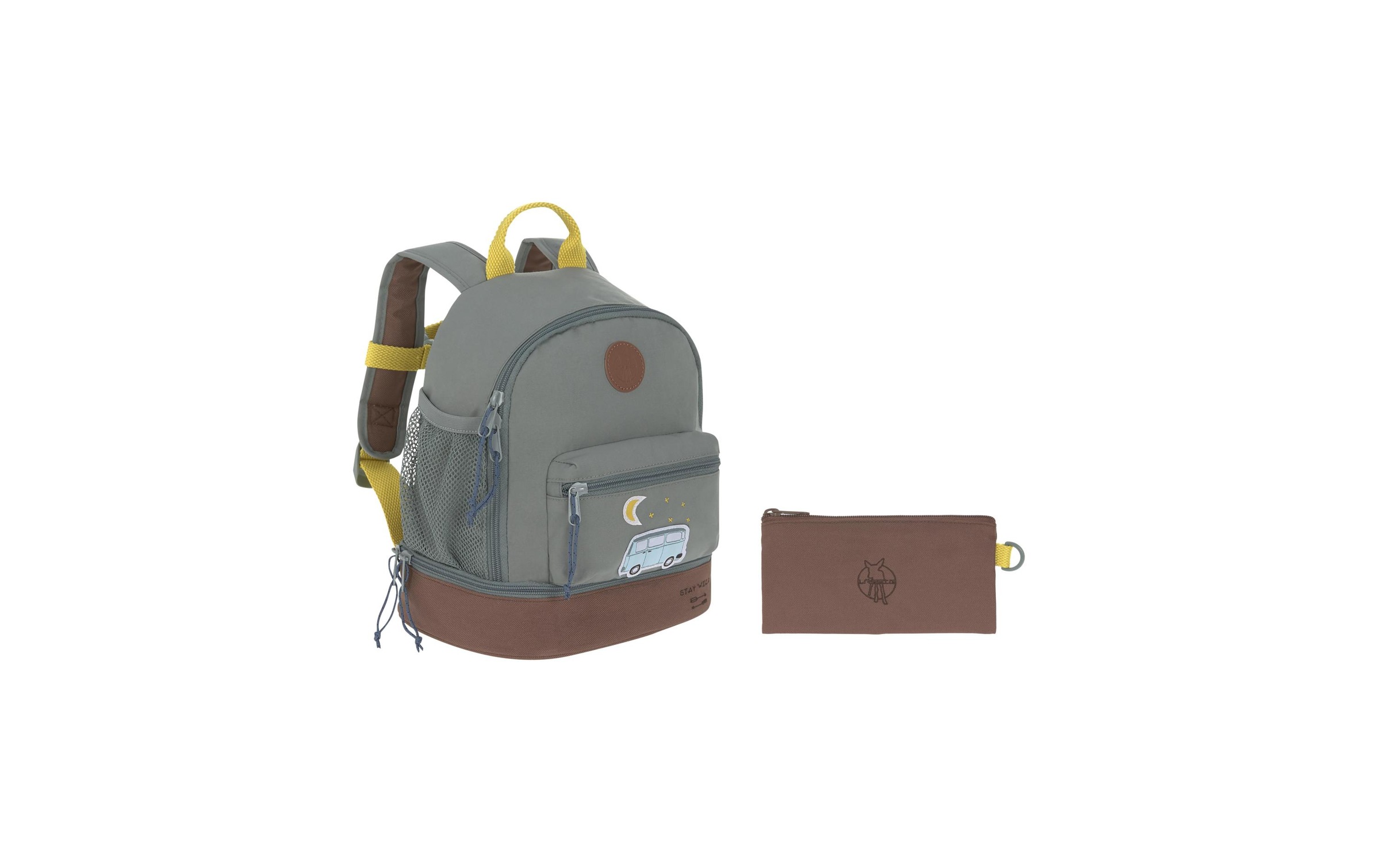 LÄSSIG Kinderrucksack »Mini Backpack Adventure Bus« Floureszierende Flächen