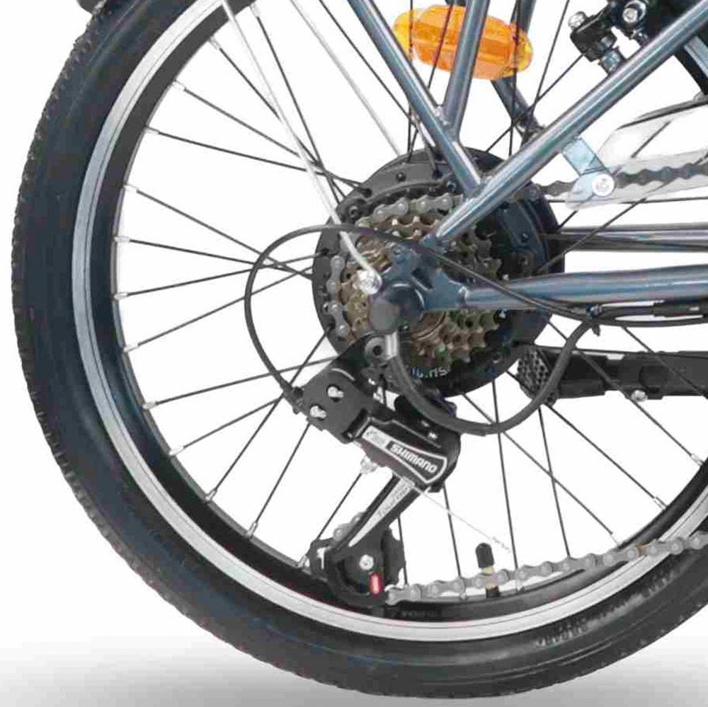 LLobe »Falt E-Bike 20" Agile« 5 Gang Shimano Tourney Schaltwerk Kettenschaltung Heckmotor 250 W