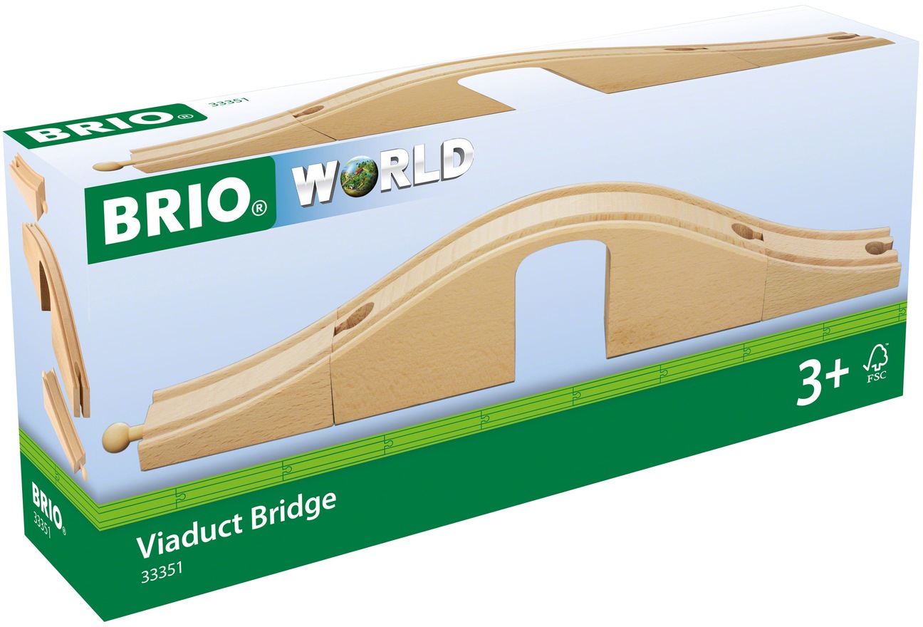 BRIO® Spielzeugeisenbahn-Brücke »BRIO® WORLD, Unterführung«, FSC®- schützt Wald - weltweit