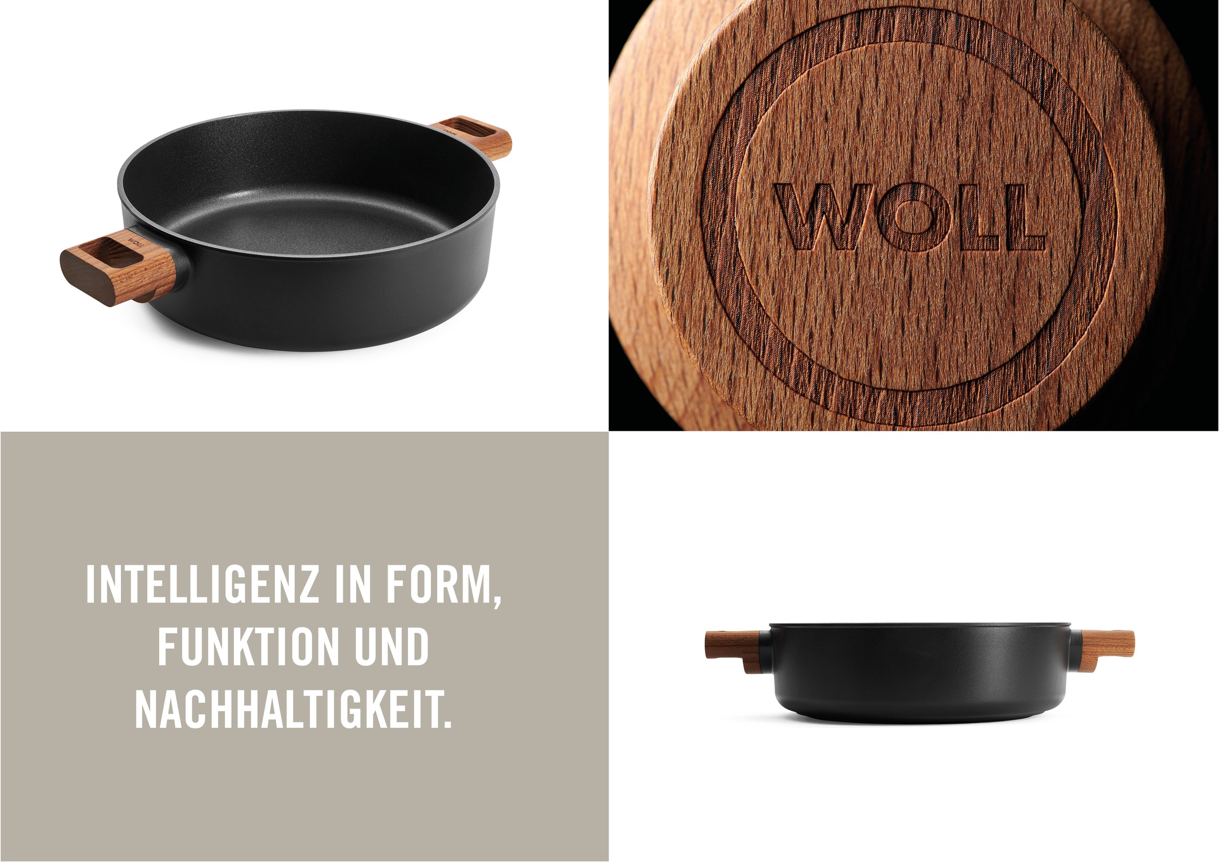 WOLL MADE IN GERMANY Kasserolle »Eco Logic QXR« Aluminiumguss 1 Stk. tlg. günstig online kaufen