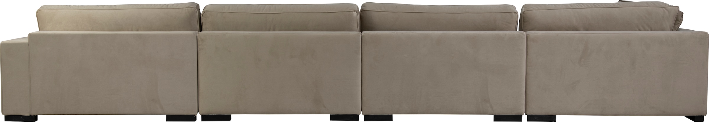 Home affaire Wohnlandschaft »Skara U-Form«, Lounge-Sofa mit Federkernpolsterung, in vielen Bezugsvarianten
