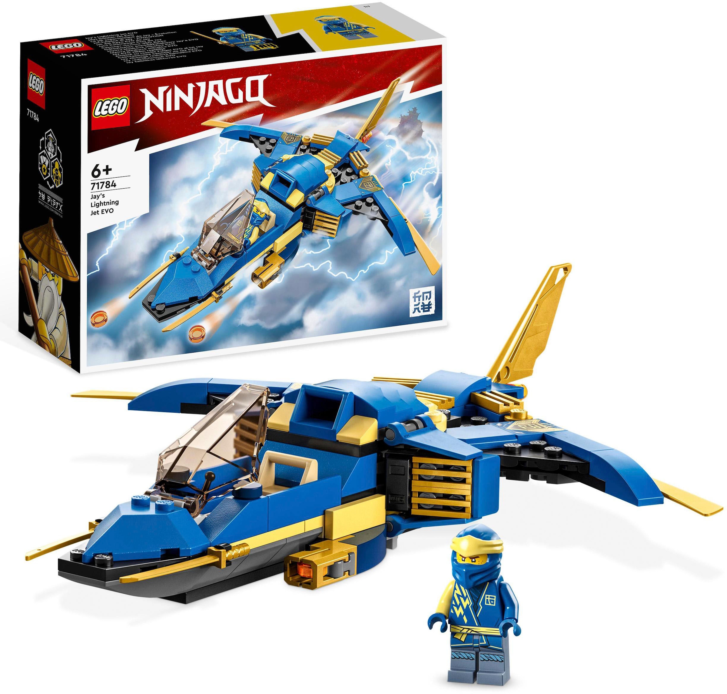 LEGO® Konstruktionsspielsteine »Jays Donner-Jet EVO (71784), LEGO® NINJAGO«, (146 St.), Made in Europe