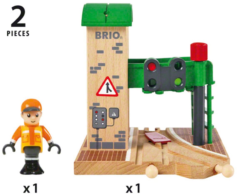 BRIO® Spielzeugeisenbahn-Gebäude »BRIO® WORLD, Signal Station«, FSC® - schützt Wald - weltweit